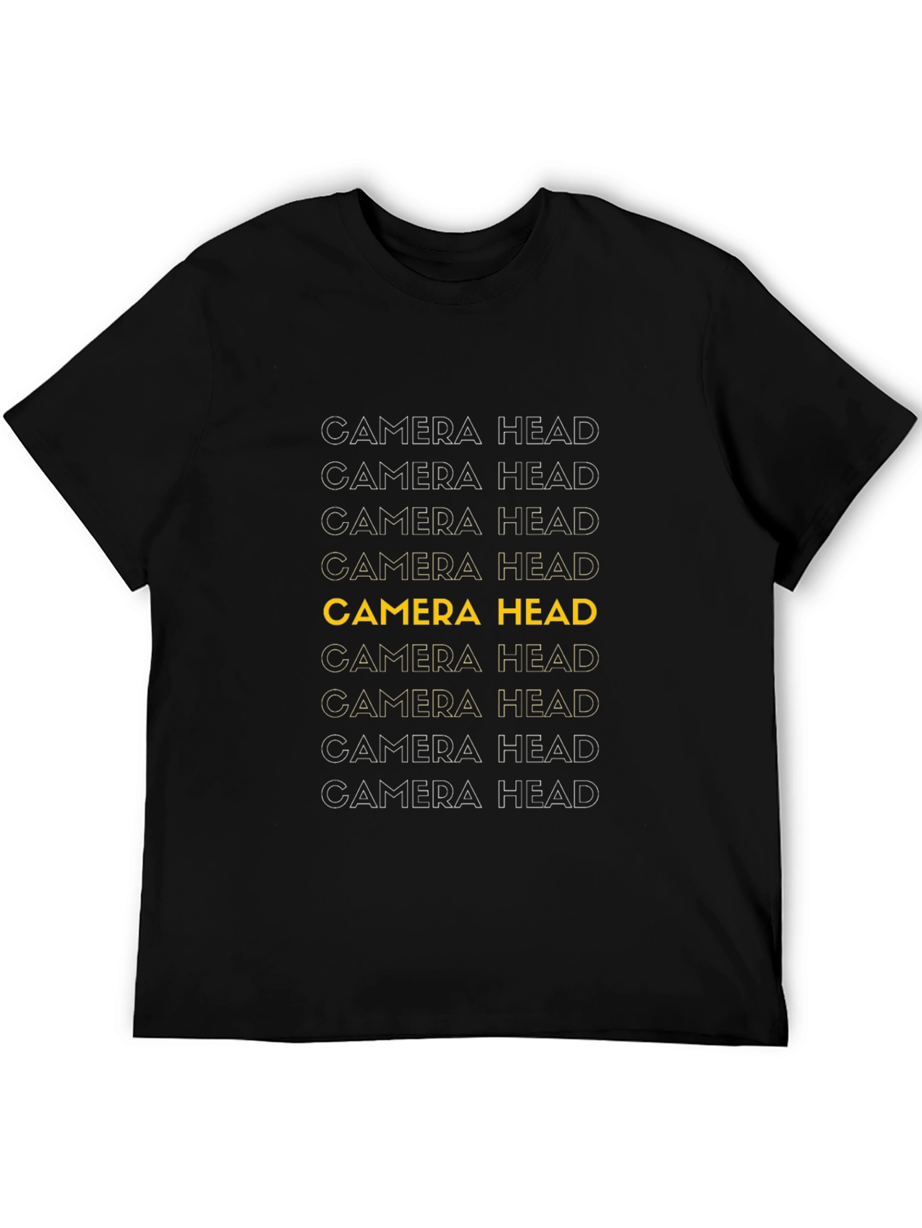Camera Head T-Shirt - Unique Graphic Tee