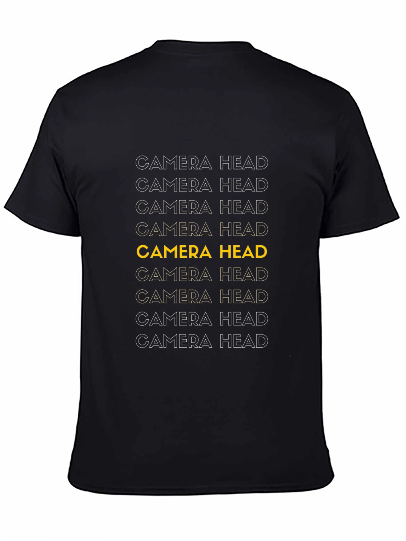 Camera Head T-Shirt - Unique Graphic Tee