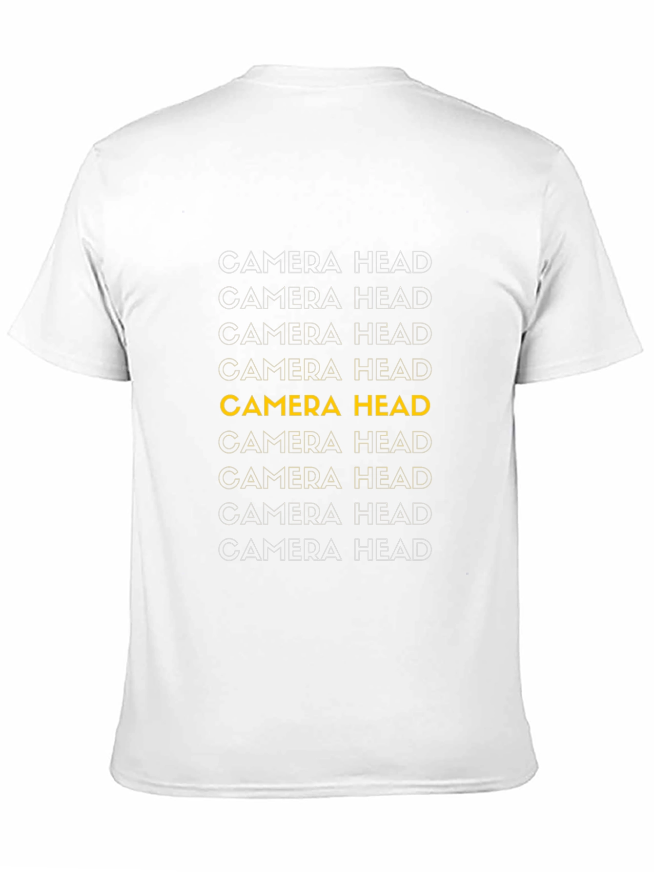 Camera Head T-Shirt - Unique Graphic Tee