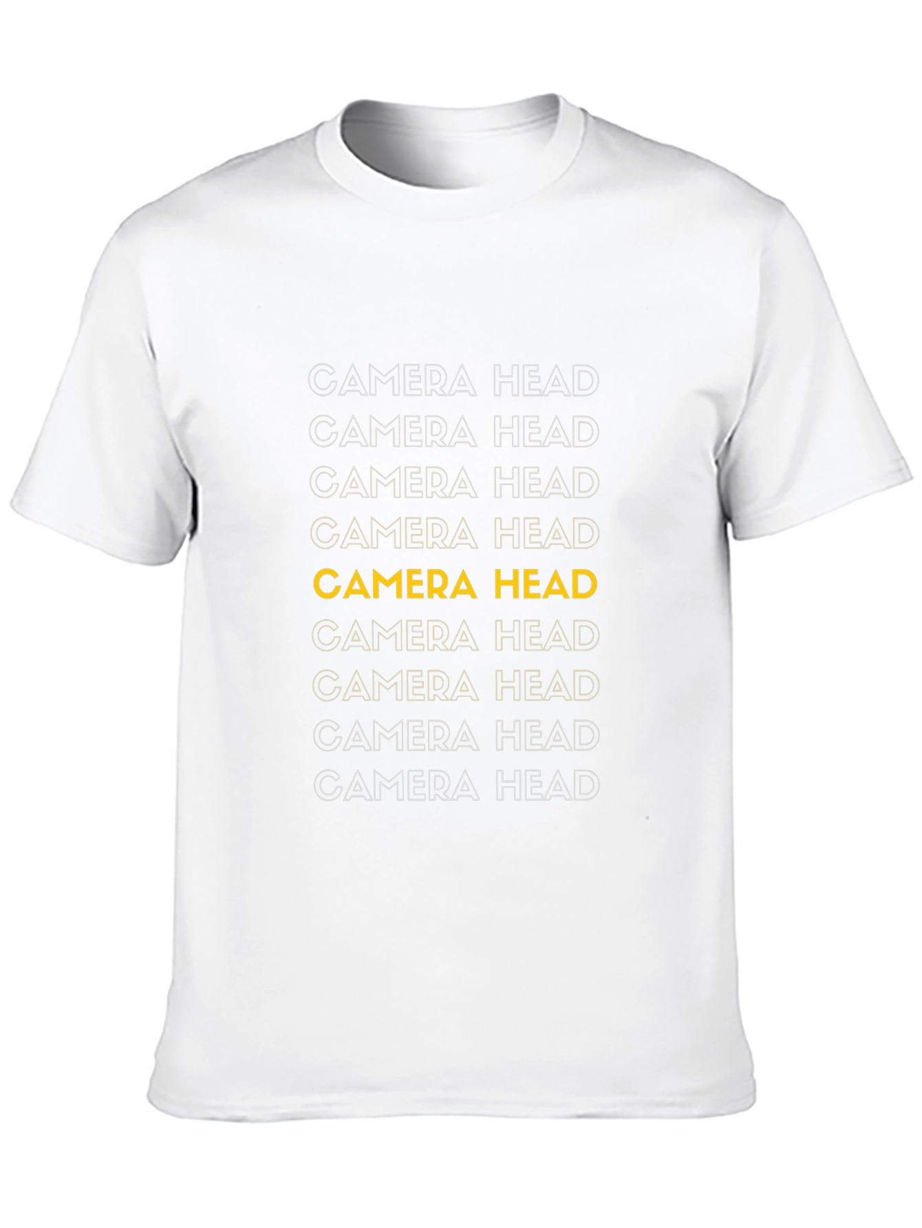 Camera Head T-Shirt - Unique Graphic Tee
