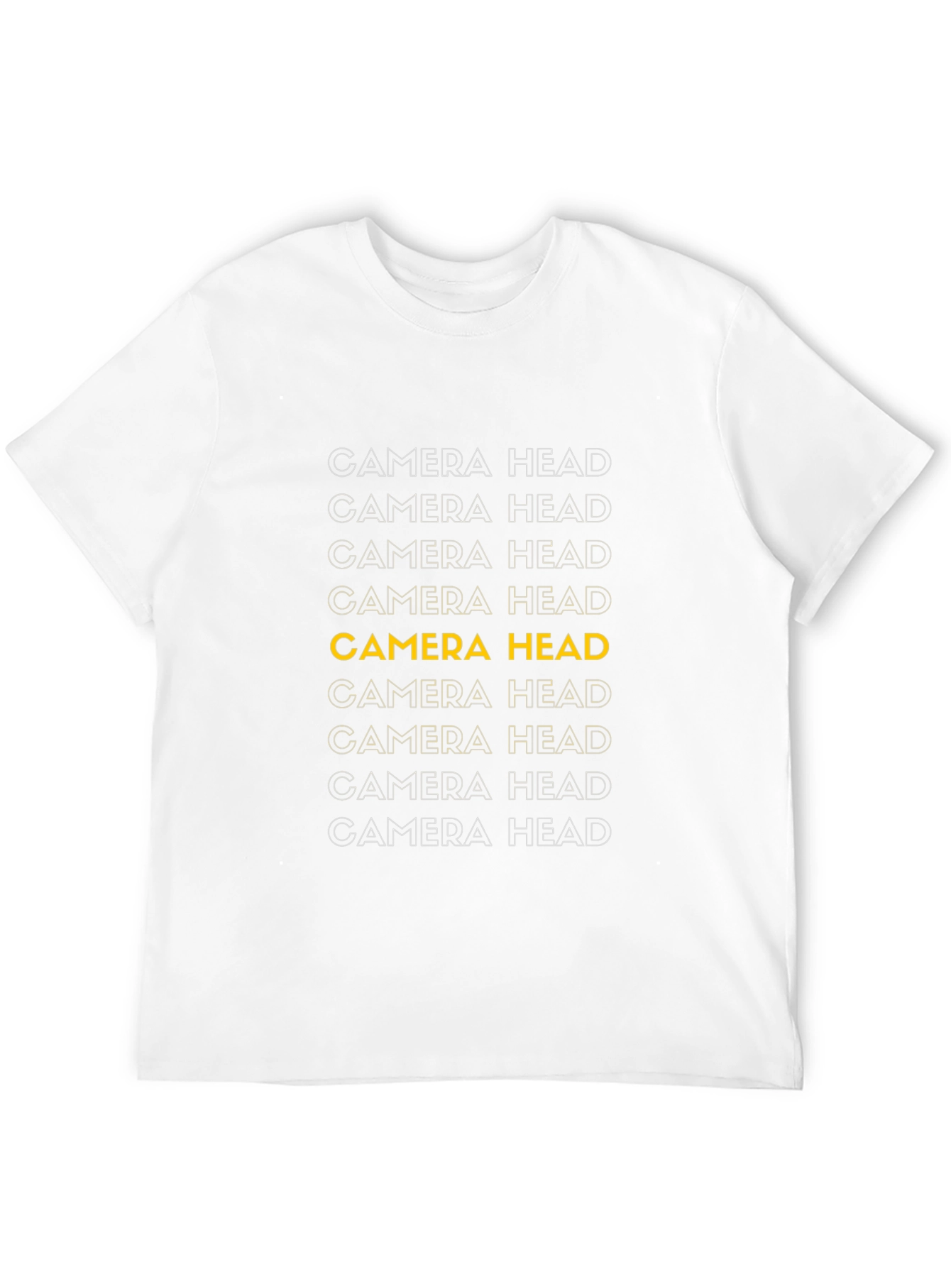 Camera Head T-Shirt - Unique Graphic Tee