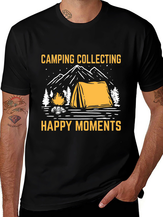 Camping Collecting Happy Moments T-Shirt