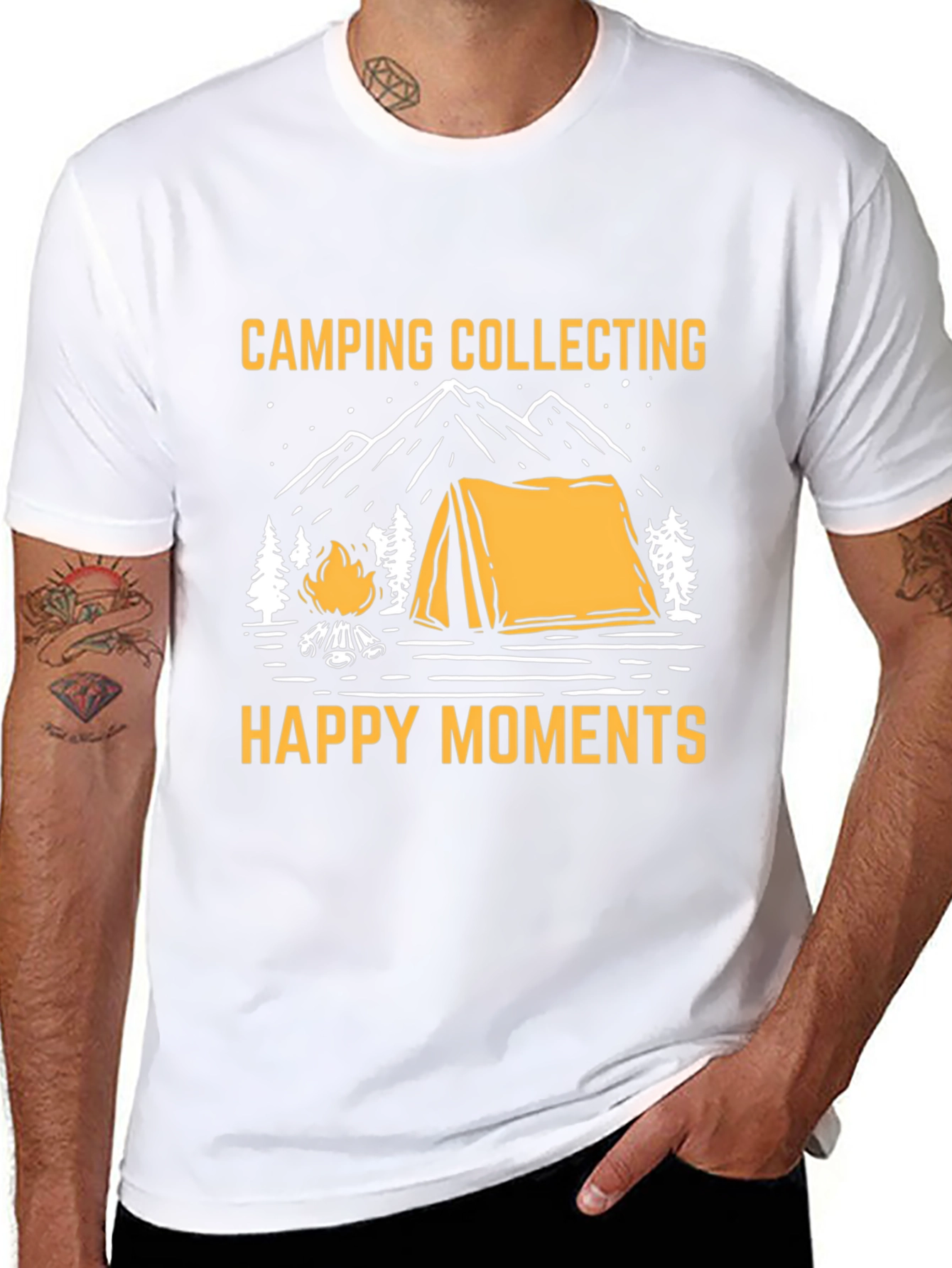 Camping Collecting Happy Moments T-Shirt