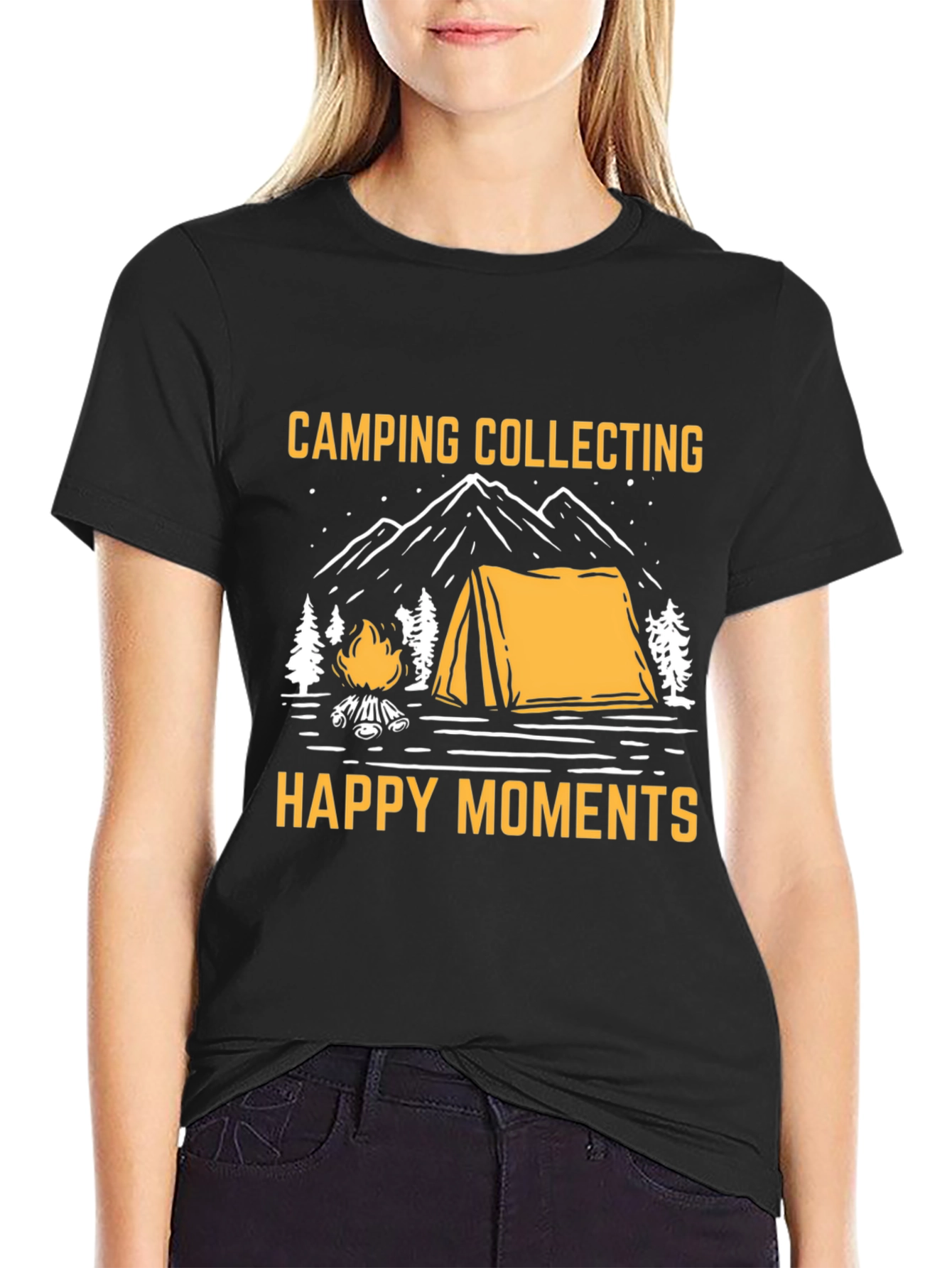 Camping Collecting Happy Moments T-Shirt
