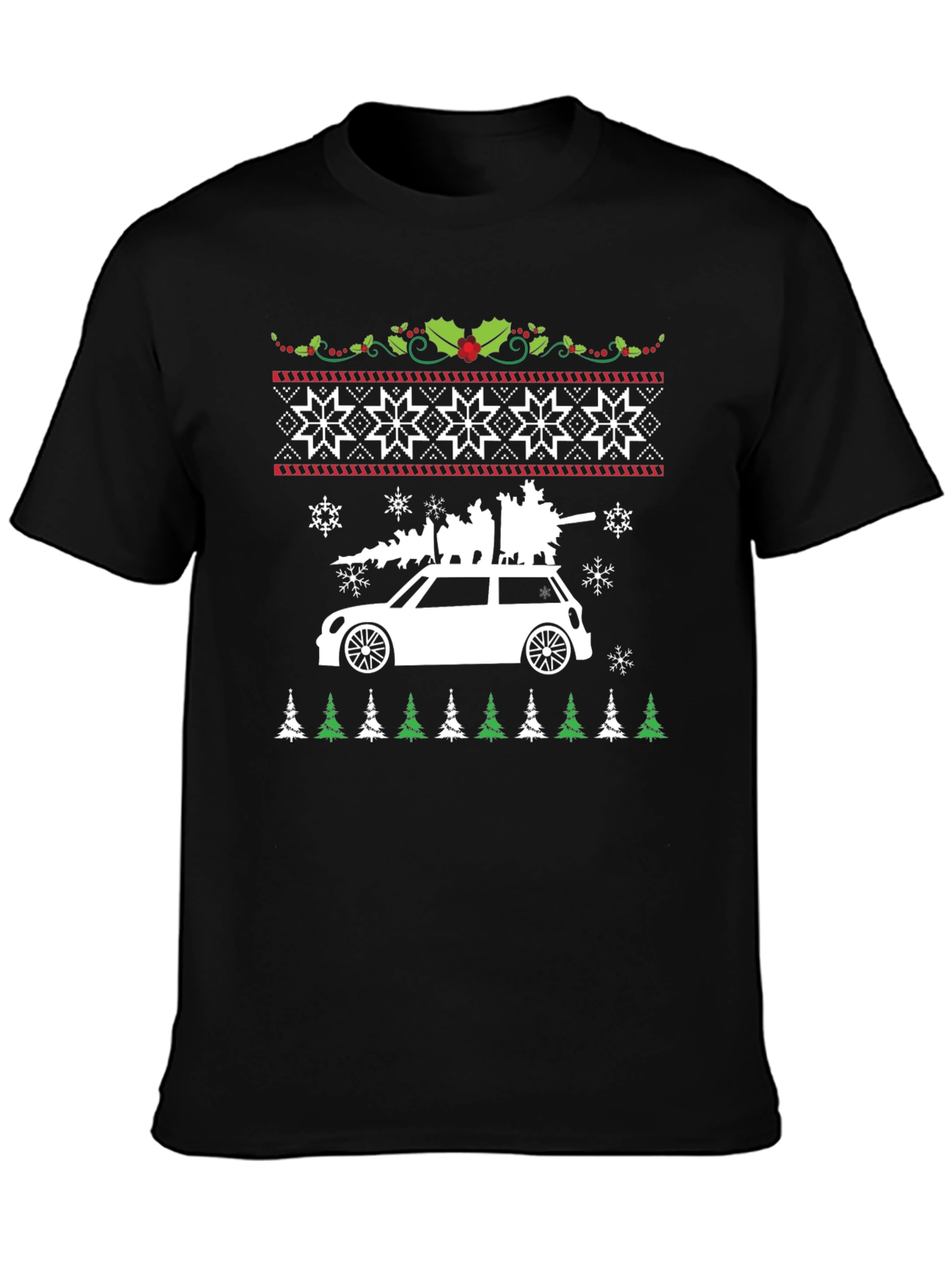 Christmas Car Tree T-Shirt
