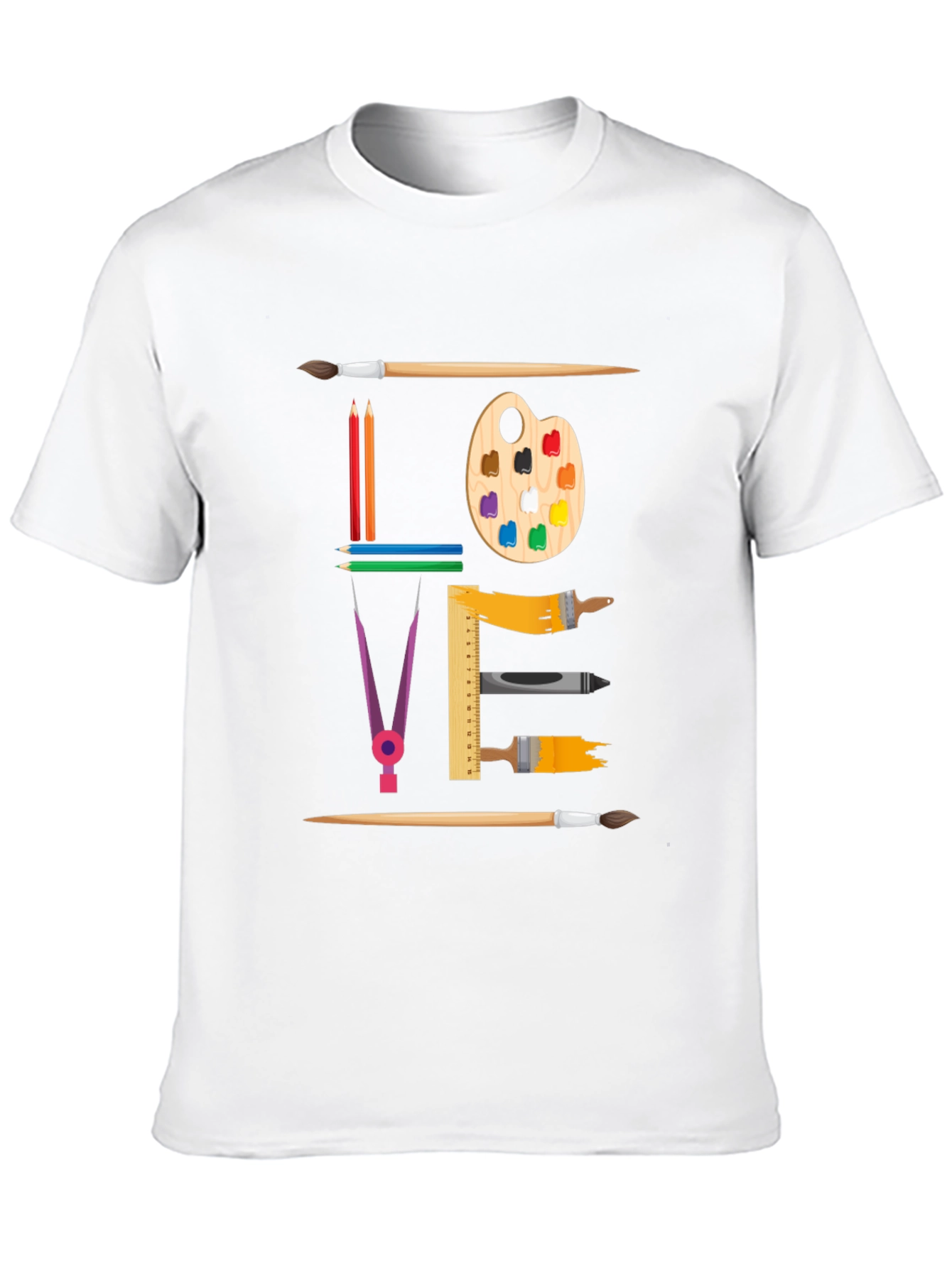 Artistic Love Graphic T-Shirt