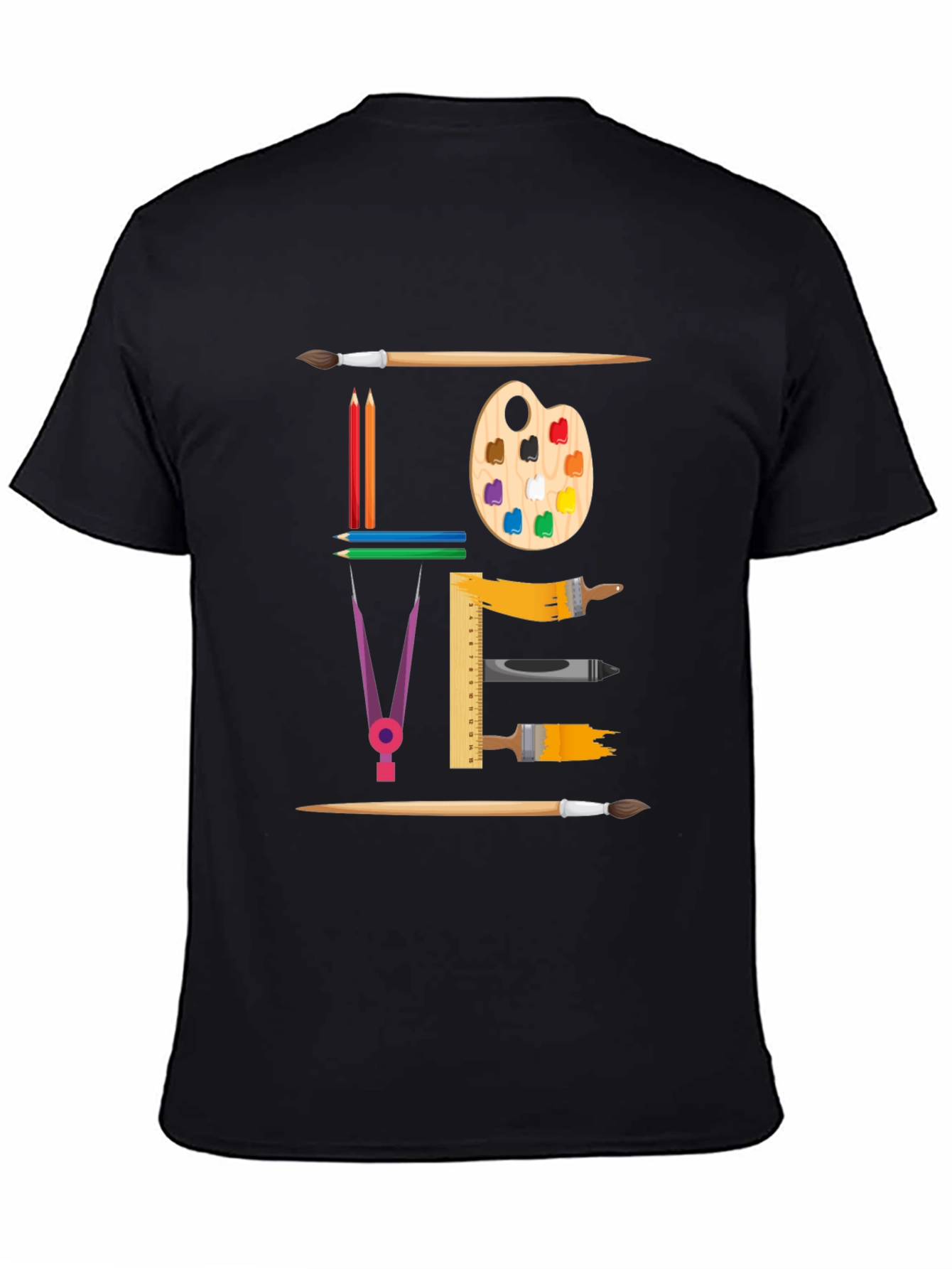 Artistic Love Graphic T-Shirt