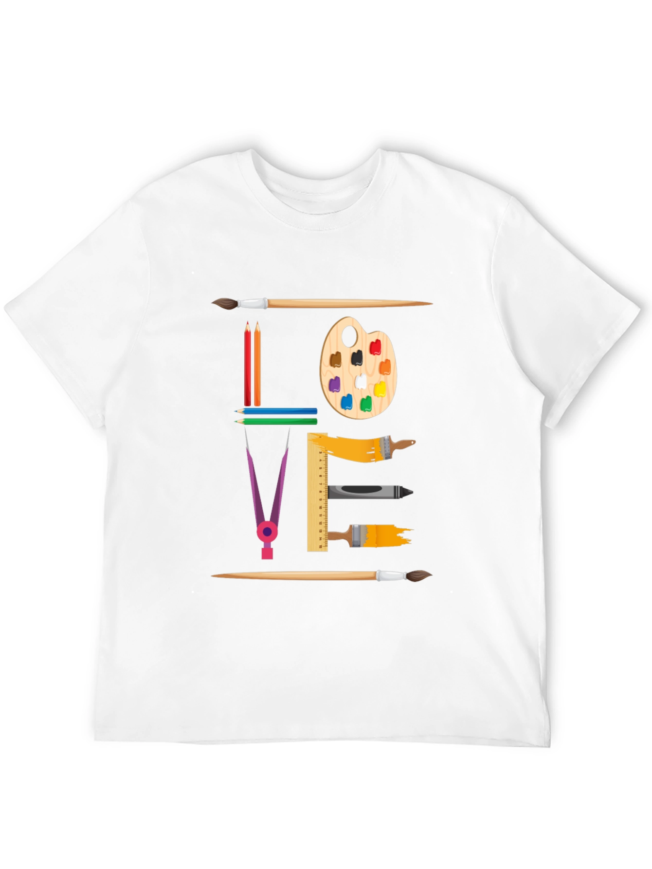 Artistic Love Graphic T-Shirt