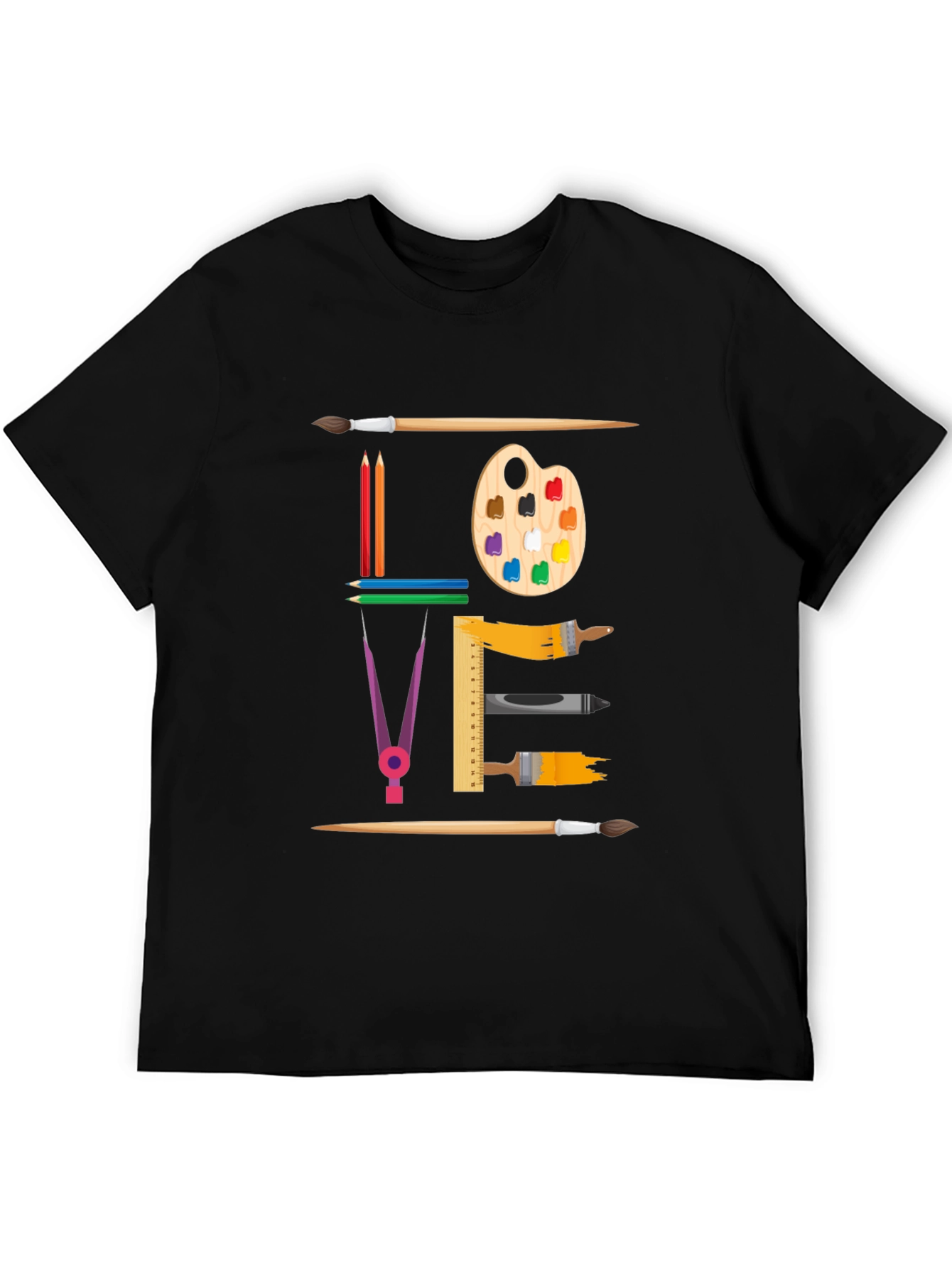 Artistic Love Graphic T-Shirt