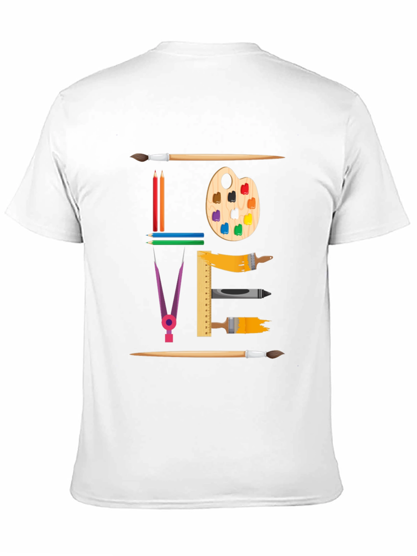 Artistic Love Graphic T-Shirt
