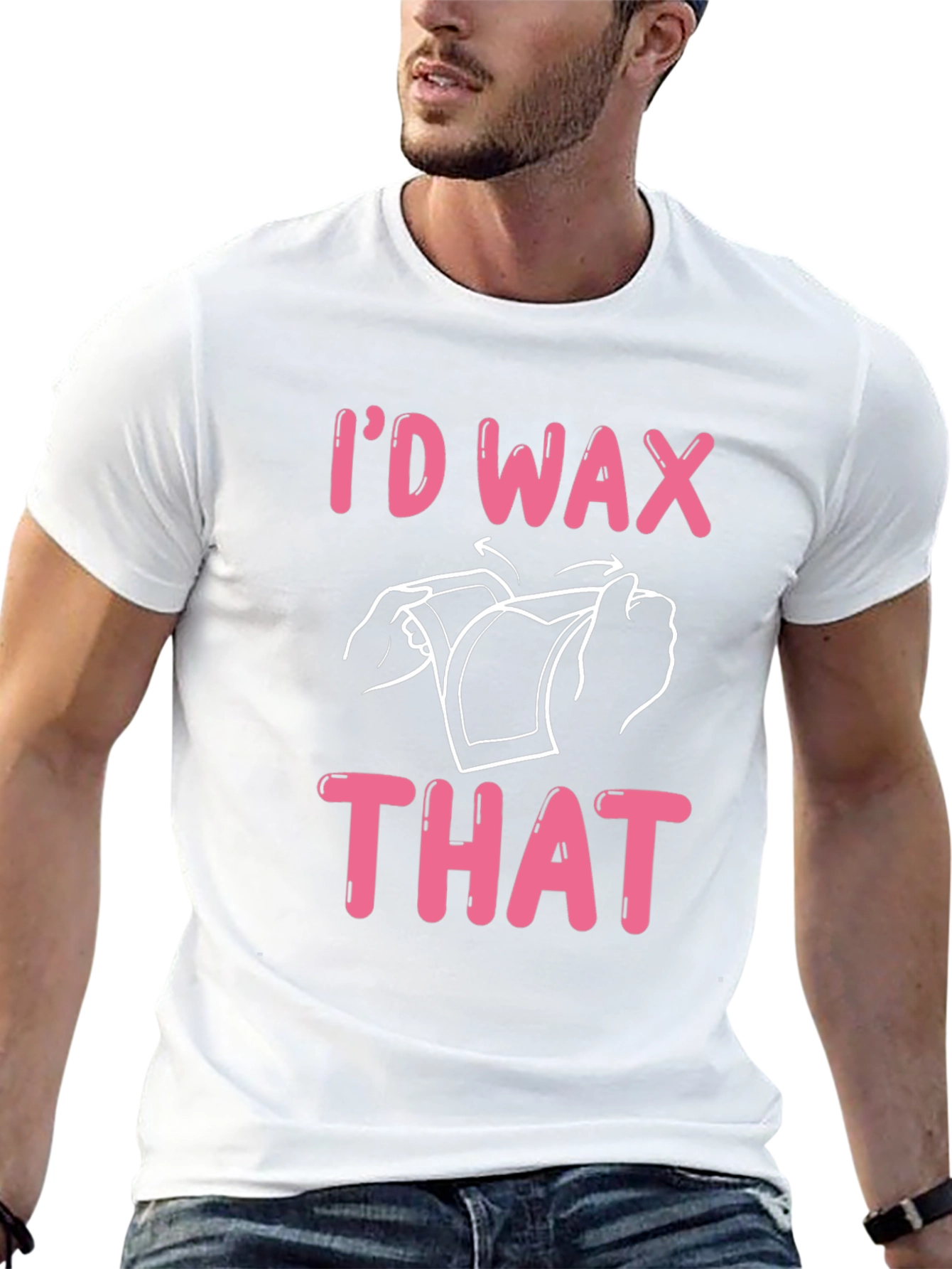 Id Wax That Graphic Tee - Funny T-Shirt