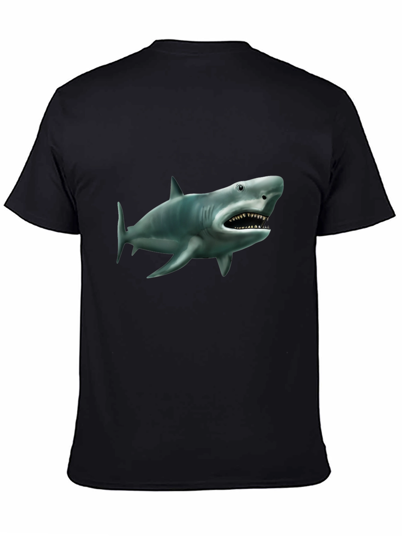 Shark Graphic Black T-Shirt