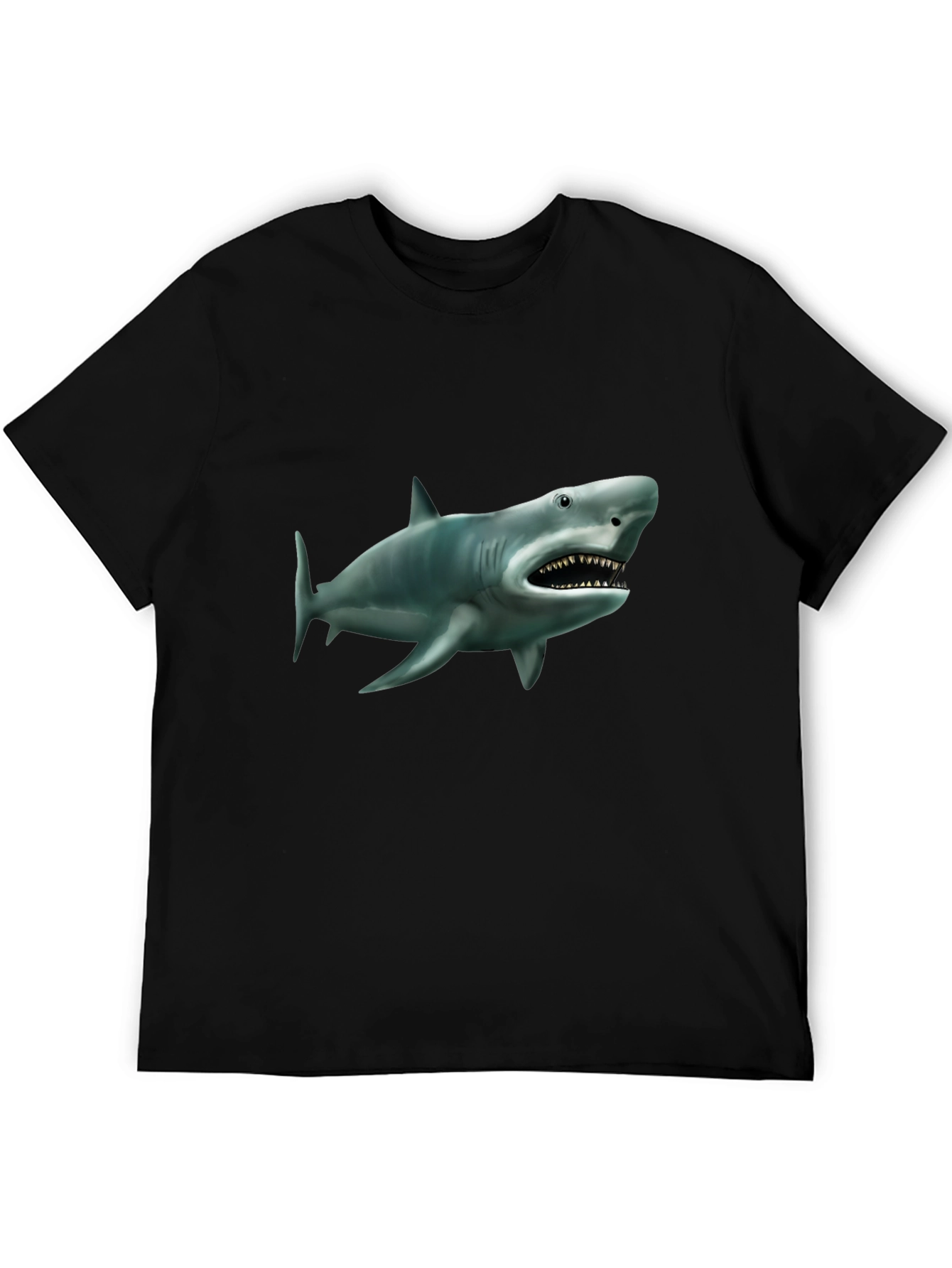 Shark Graphic Black T-Shirt