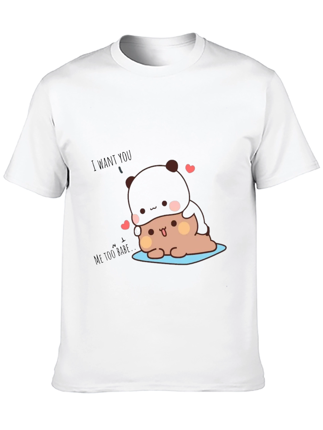 Cute Cartoon Panda T-Shirt - I Want You!