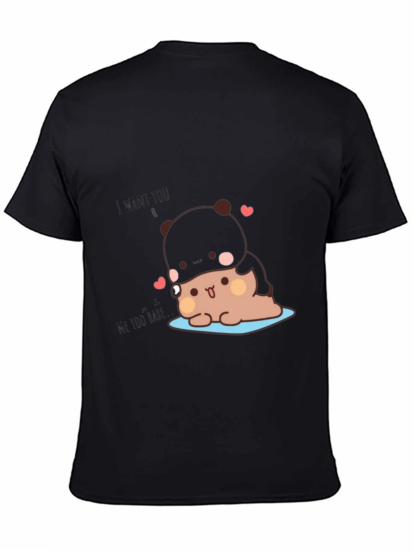 Cute Cartoon Panda T-Shirt - I Want You!