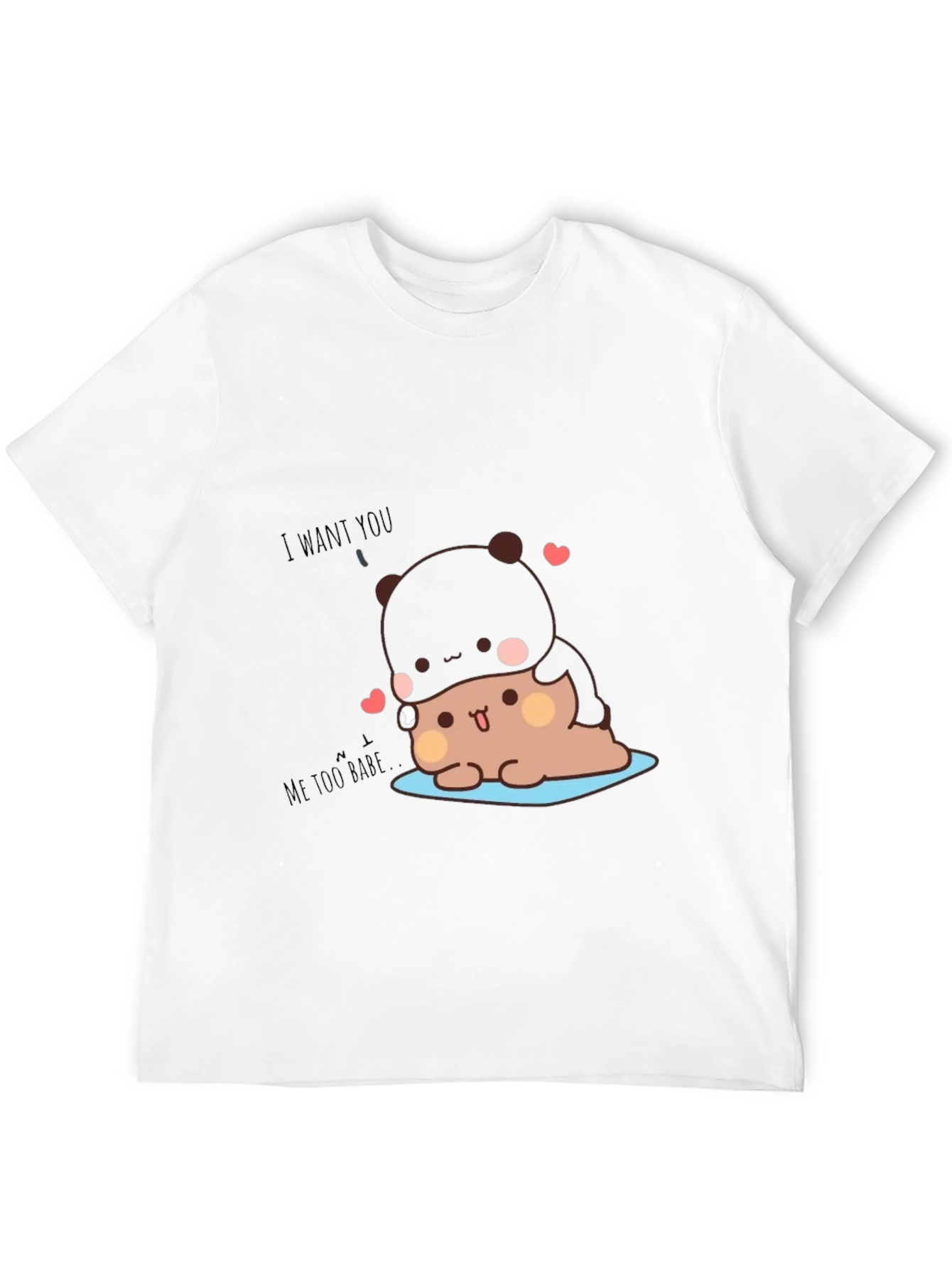 Cute Cartoon Panda T-Shirt - I Want You!