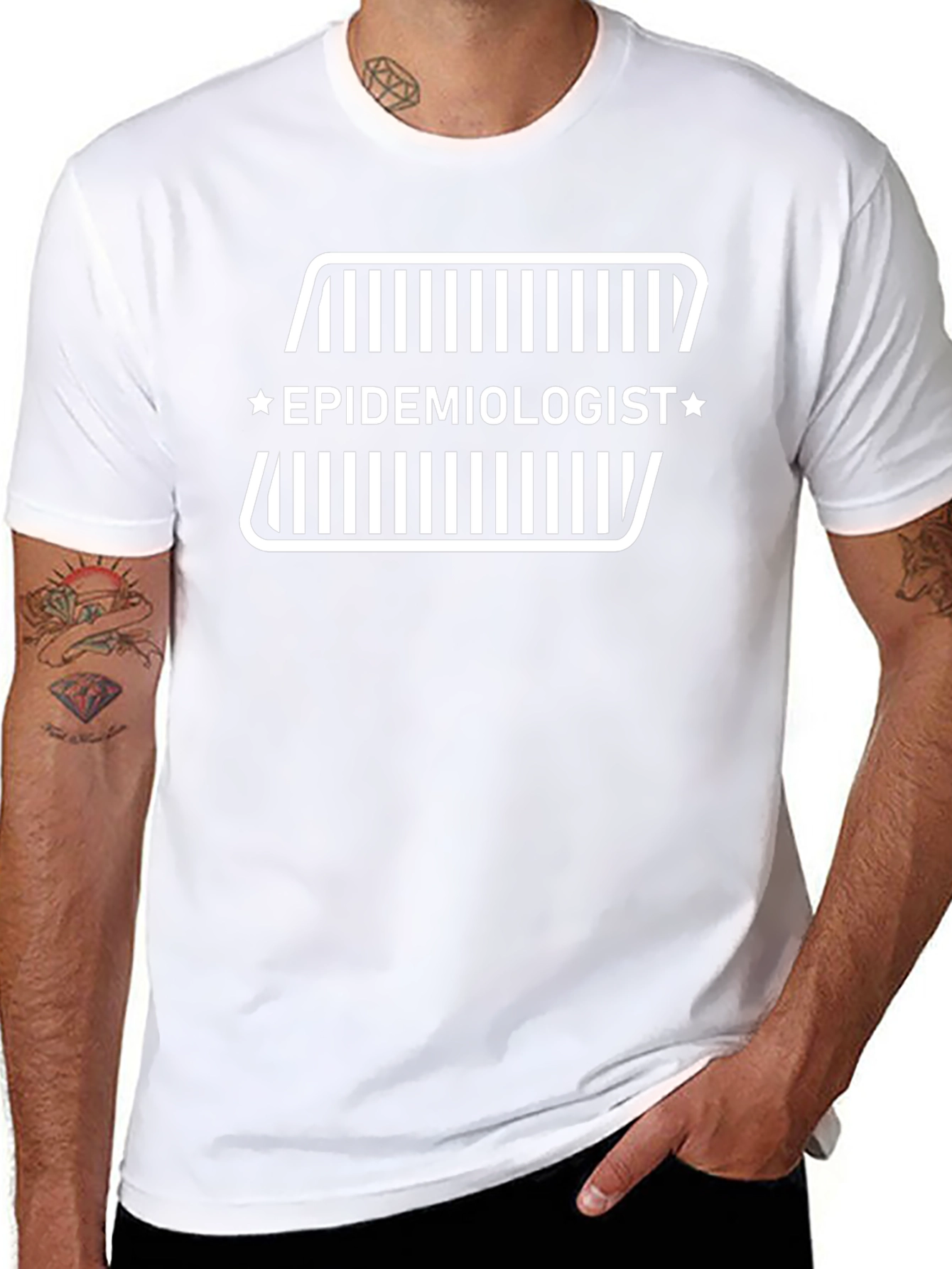 Epidemiologist T-Shirt - Black Graphic Tee
