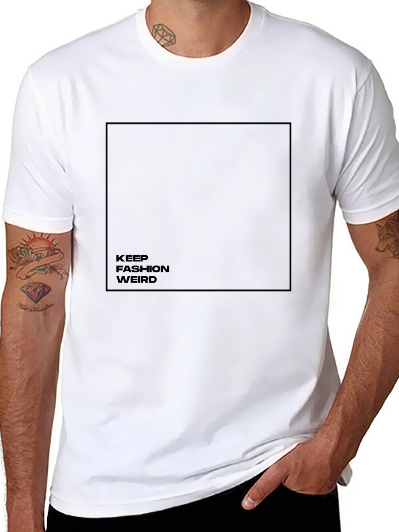 Keep Fashion Weird Black T-Shirt
