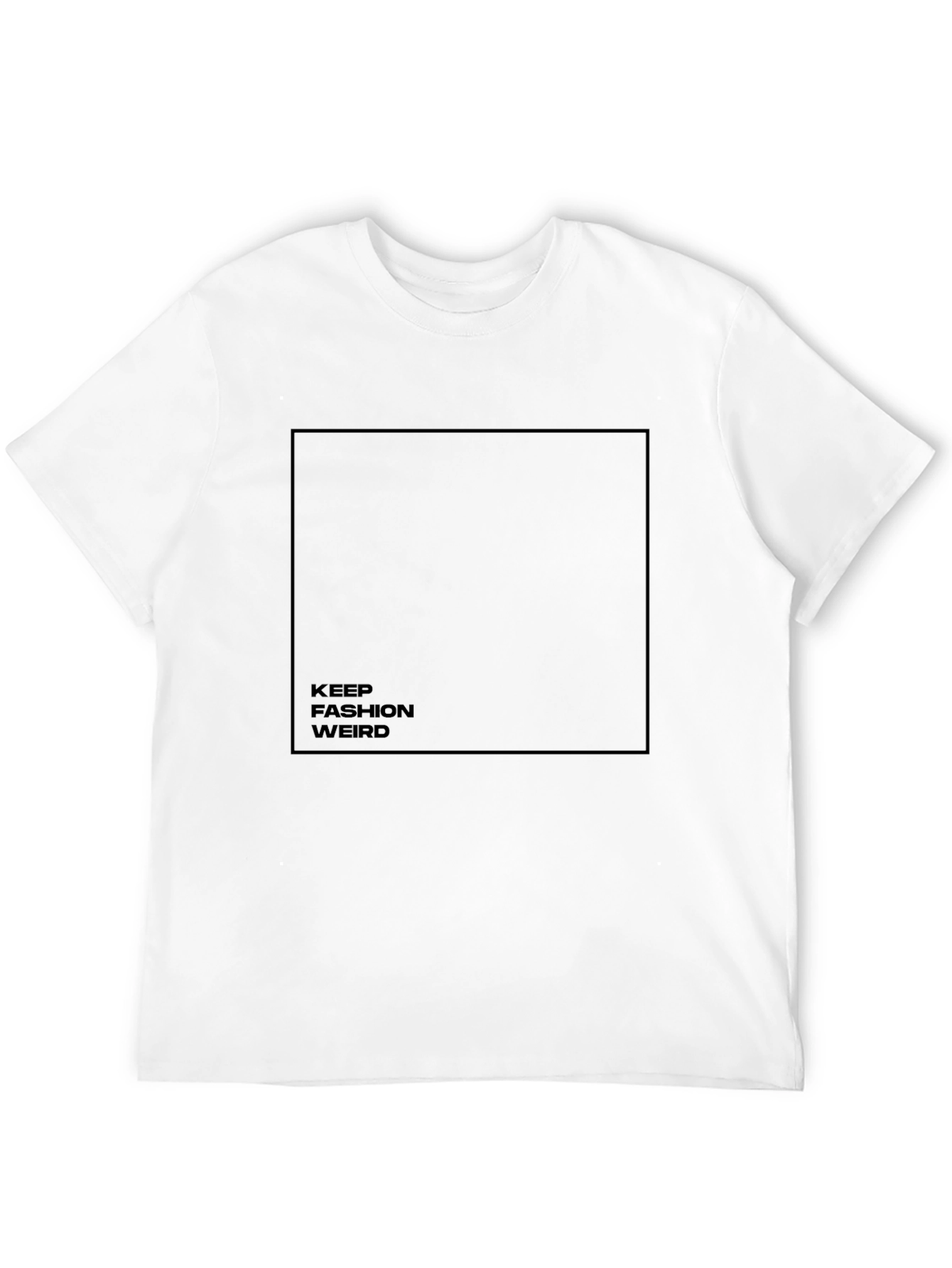 Keep Fashion Weird Black T-Shirt