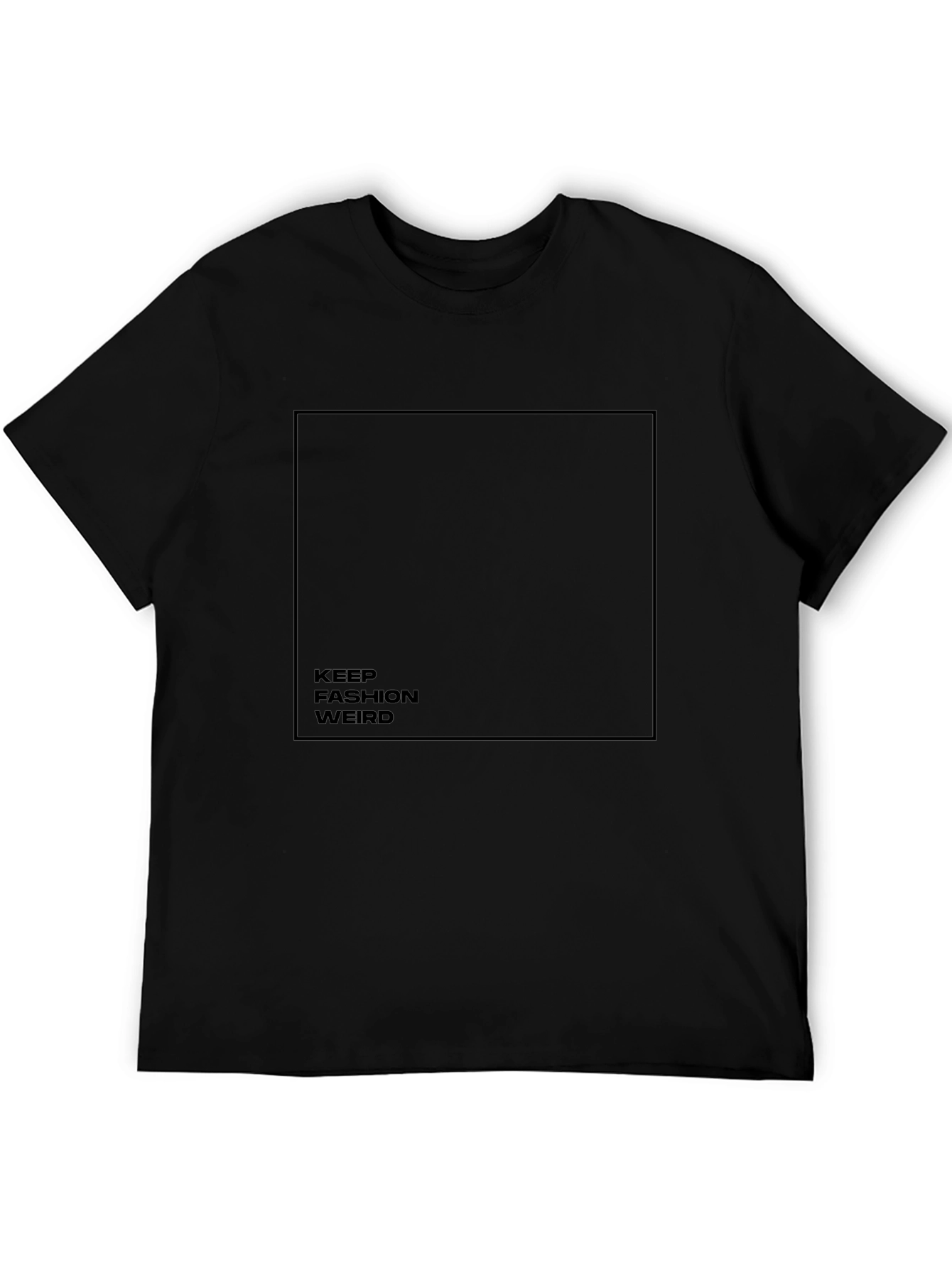 Keep Fashion Weird Black T-Shirt