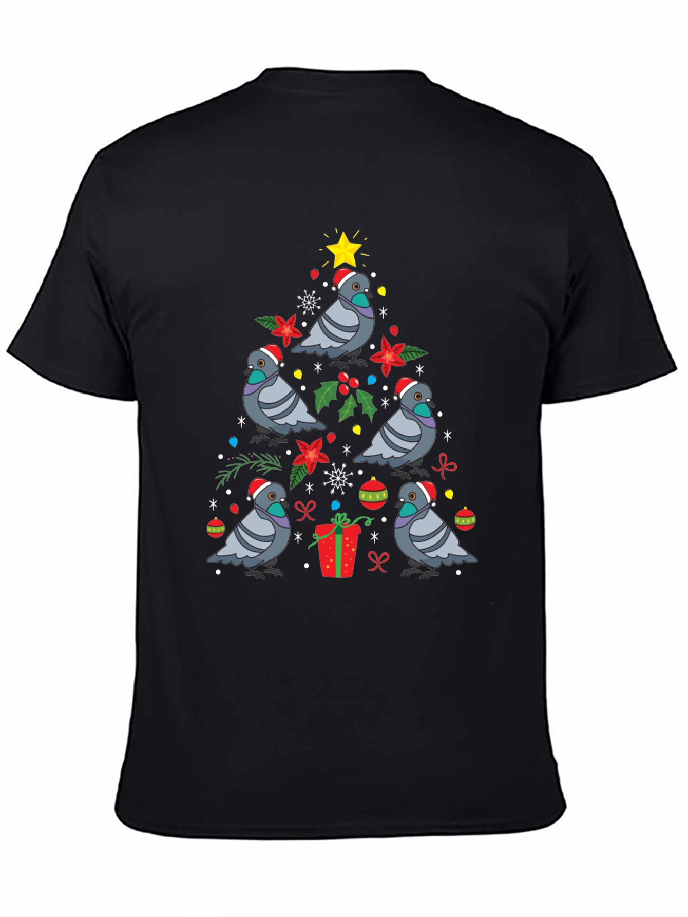 Pigeon Christmas Tree T-Shirt