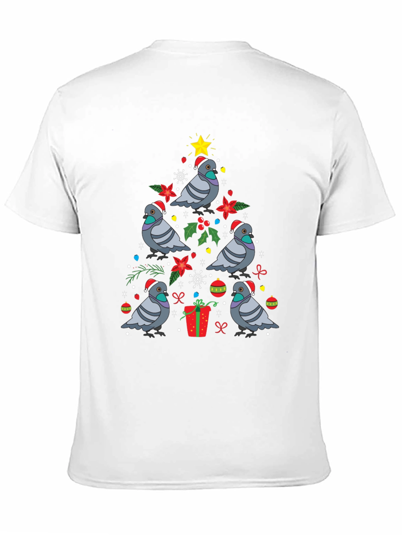 Pigeon Christmas Tree T-Shirt