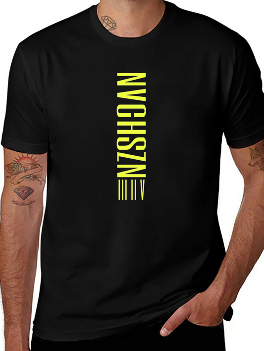 Modern Black Graphic Tee