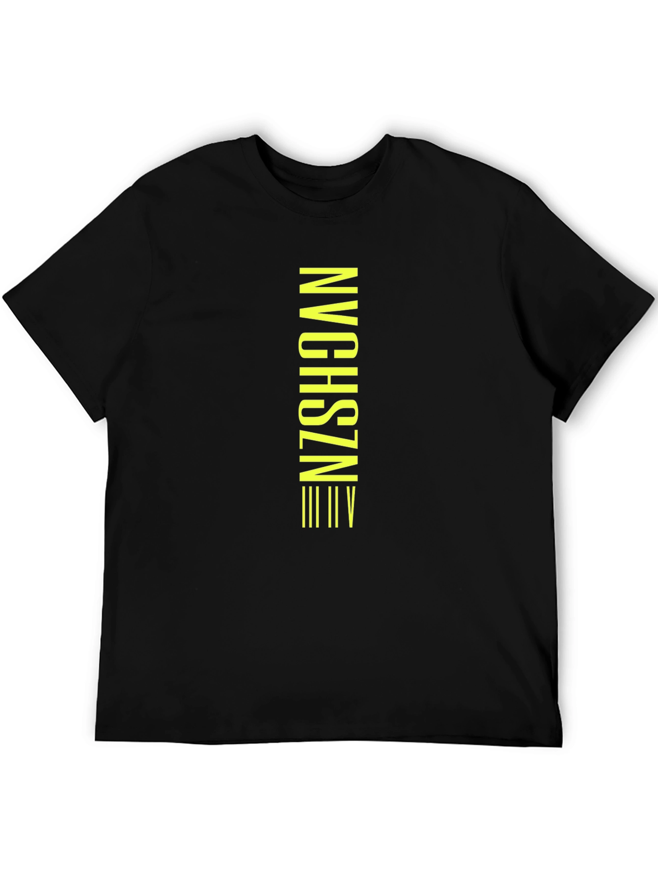 Modern Black Graphic Tee