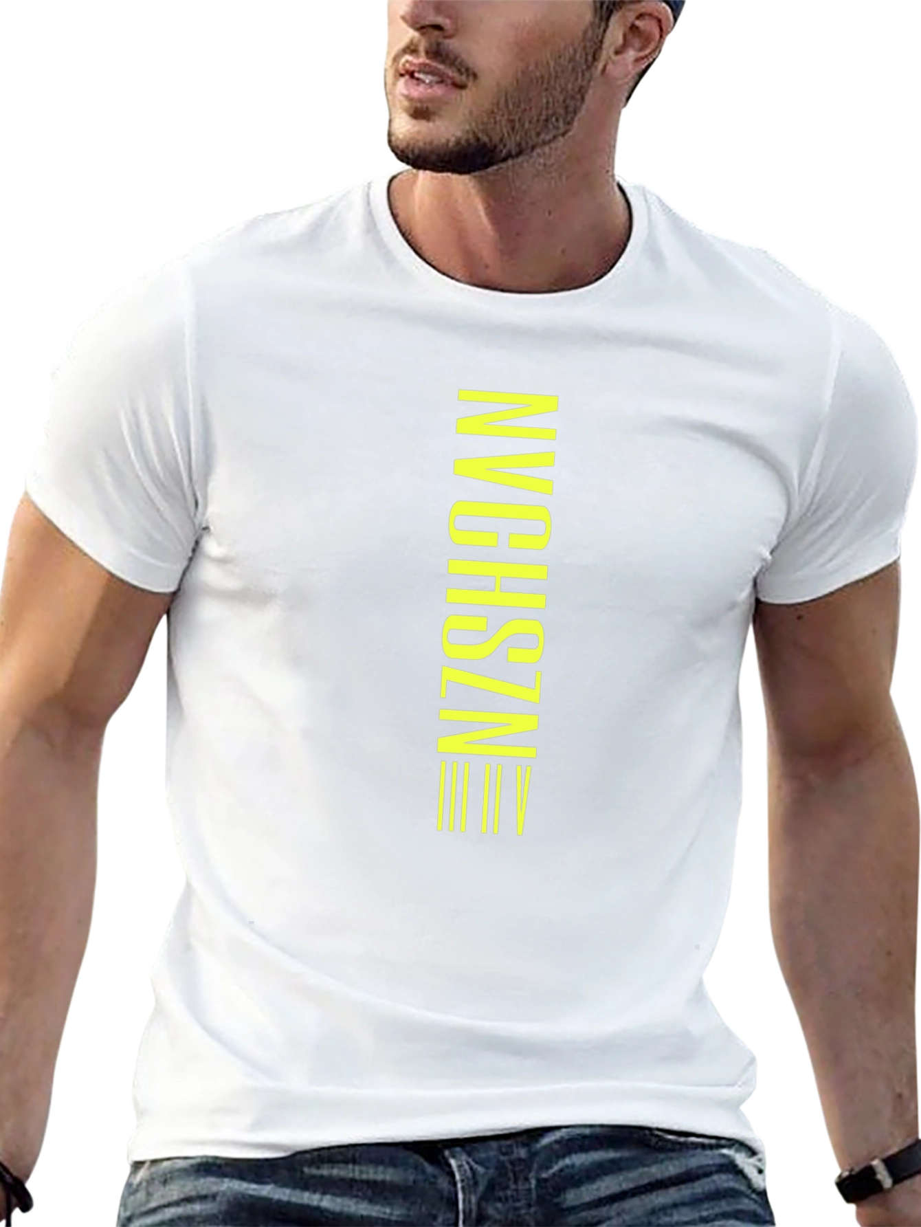 Modern Black Graphic Tee