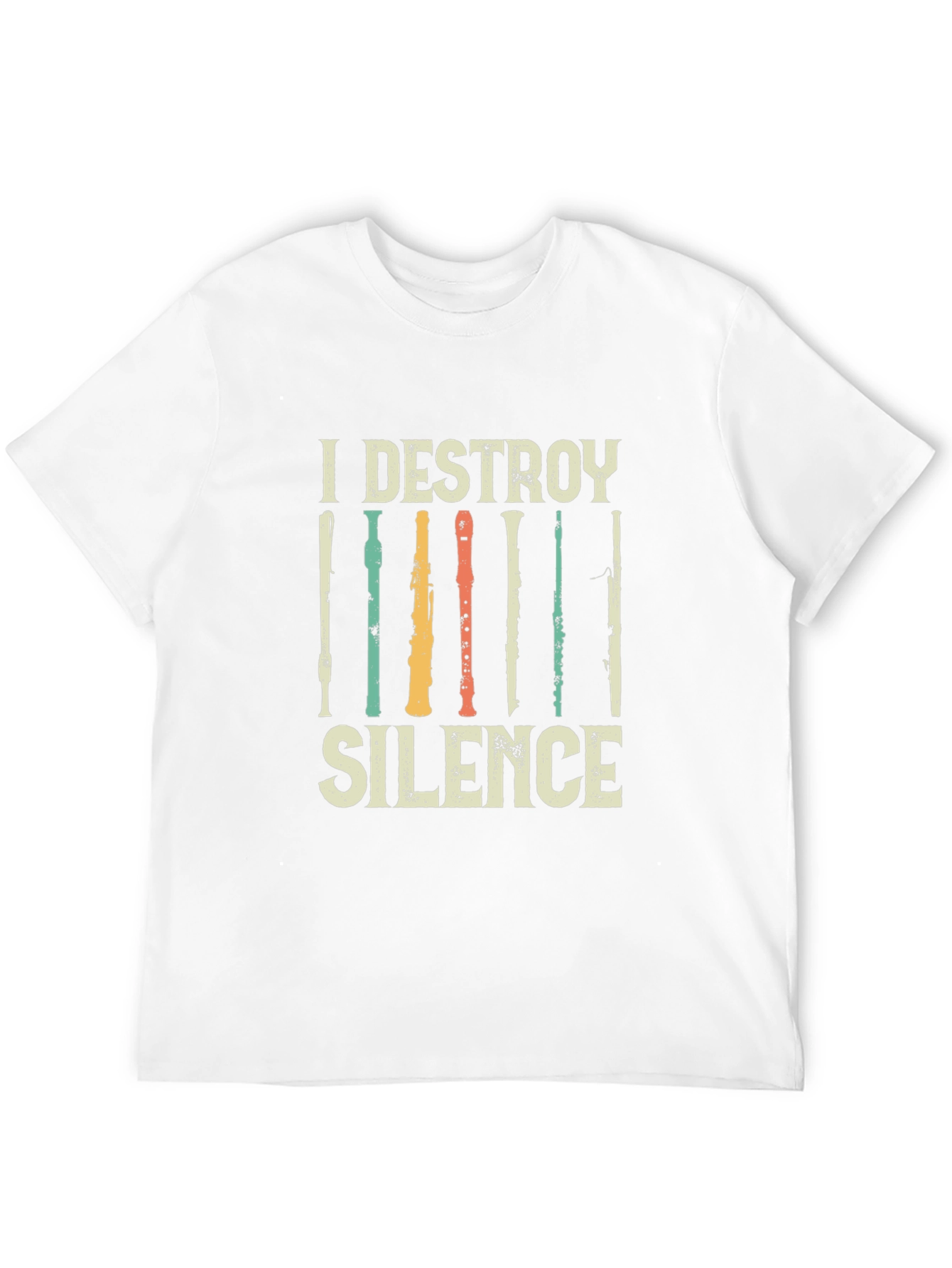 I Destroy Silence Music T-Shirt