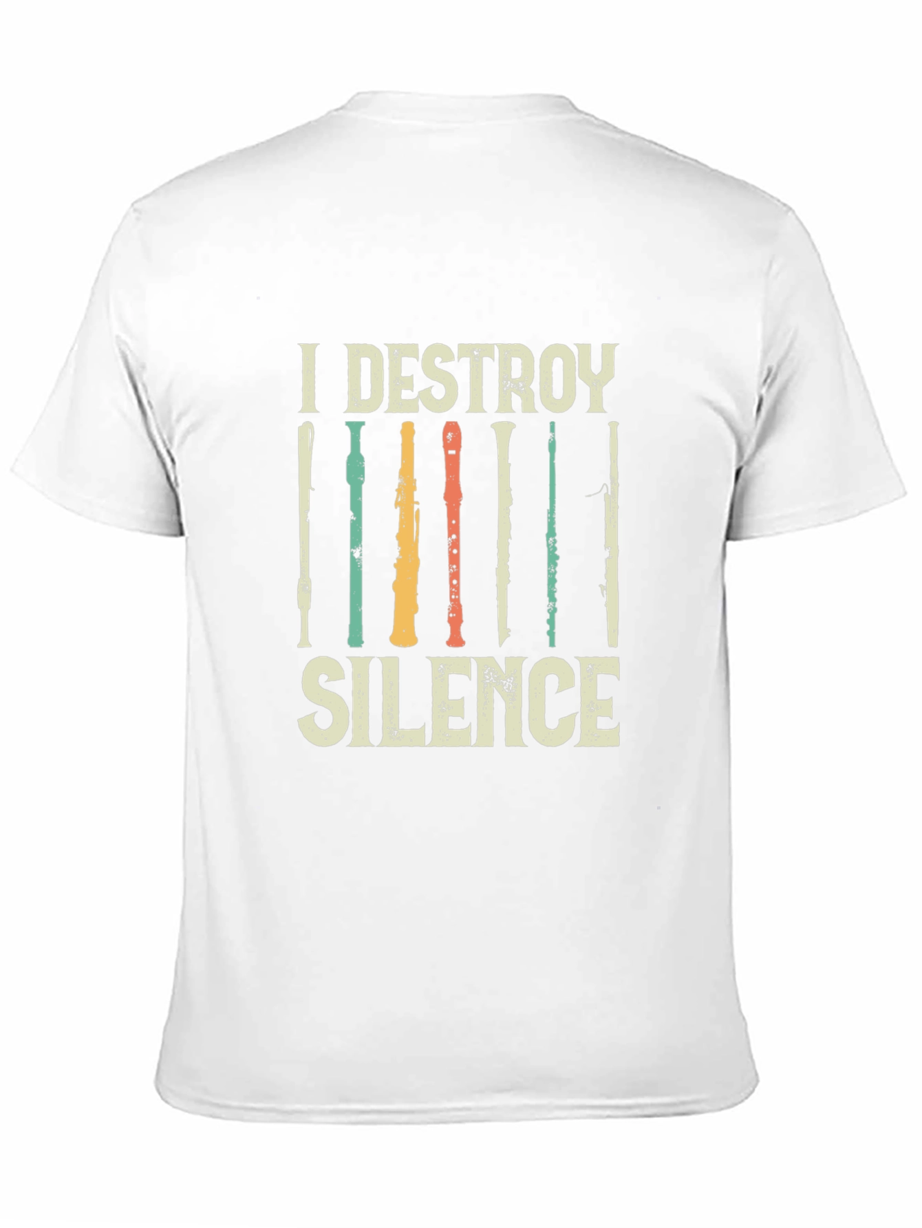 I Destroy Silence Music T-Shirt