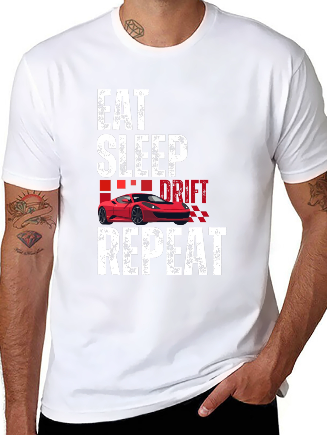 Eat Sleep Drift Repeat Car Enthusiast T-Shirt