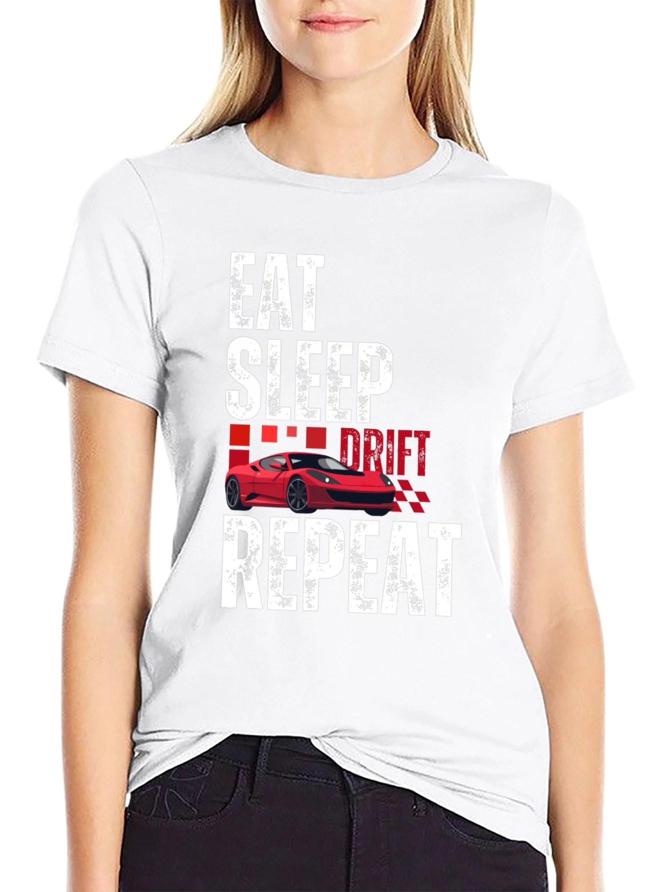 Eat Sleep Drift Repeat Car Enthusiast T-Shirt