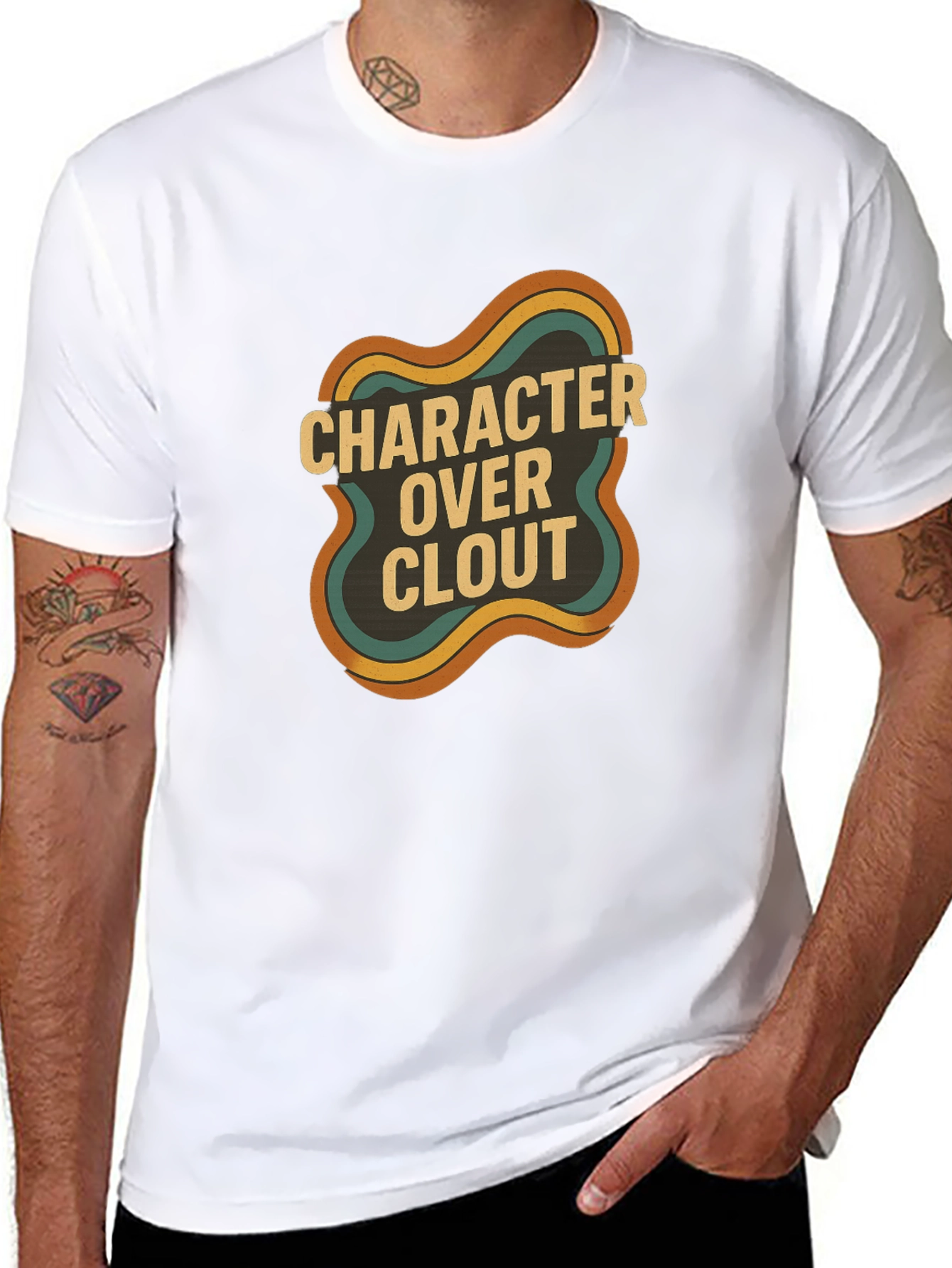 Character Over Clout Graphic Tee