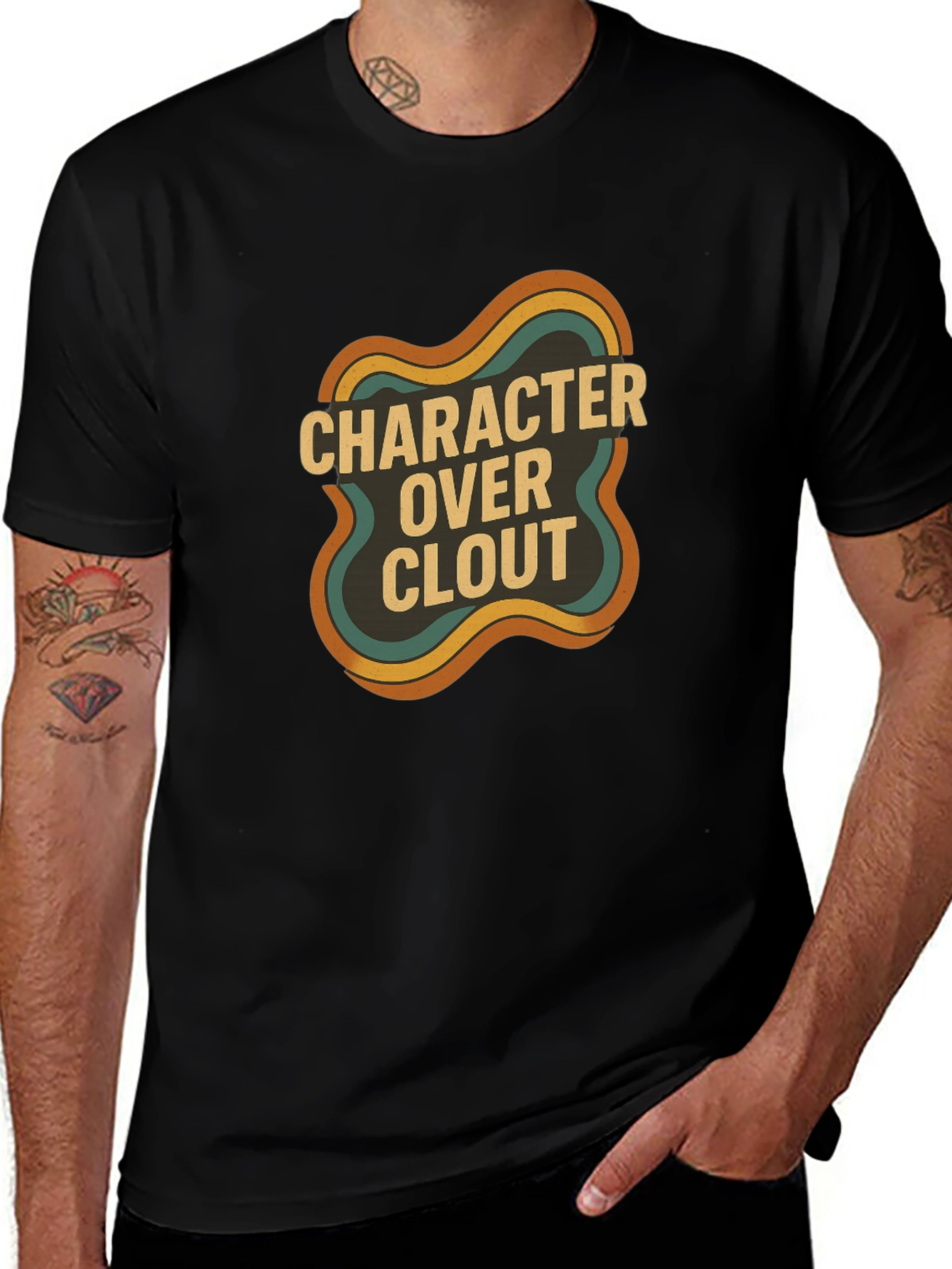 Character Over Clout Graphic Tee