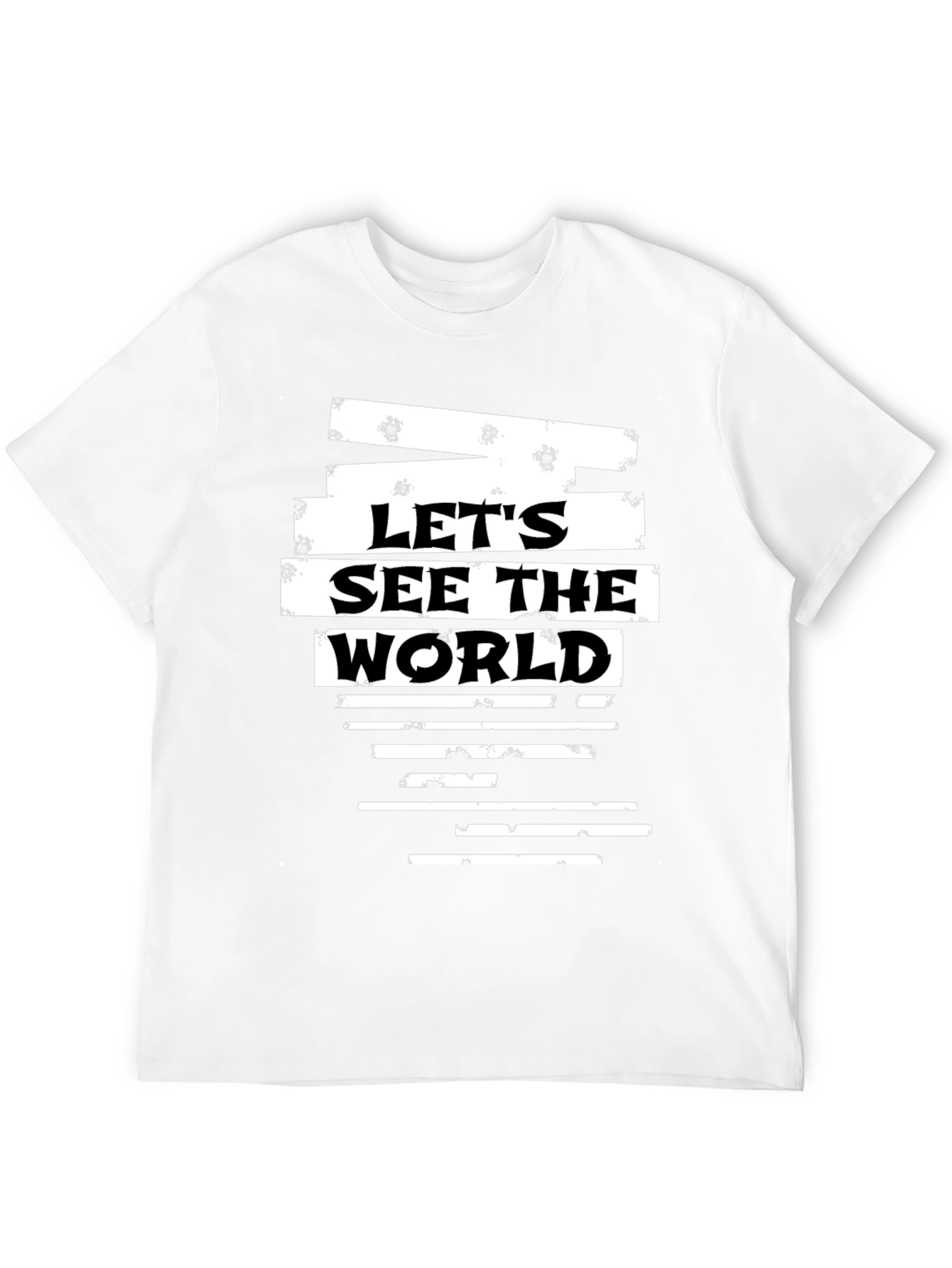 Lets See The World Graphic T-Shirt