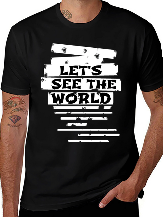 Lets See The World Graphic T-Shirt