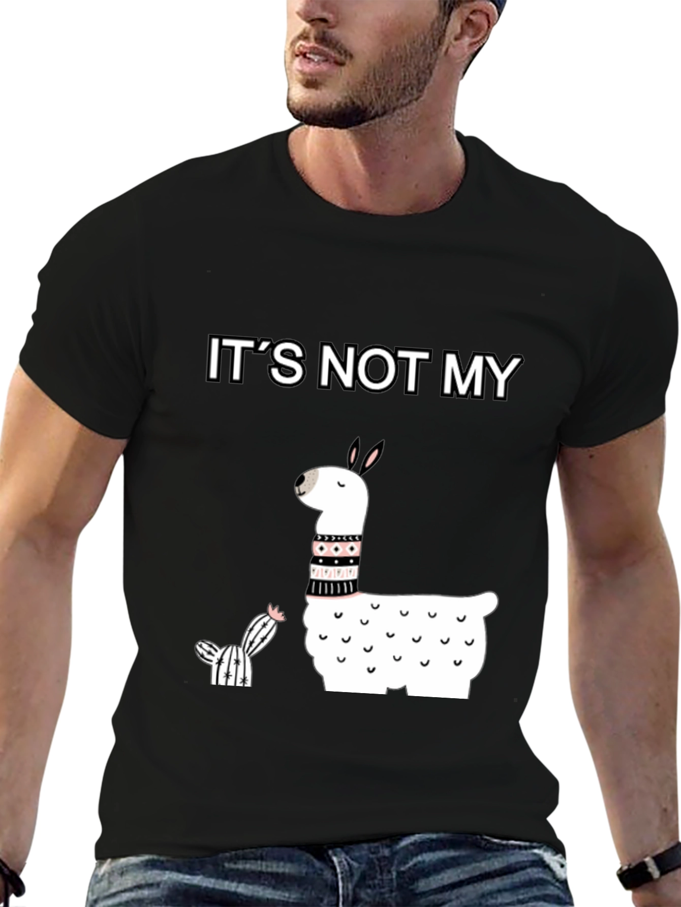 Its Not My Cactus Llama T-Shirt