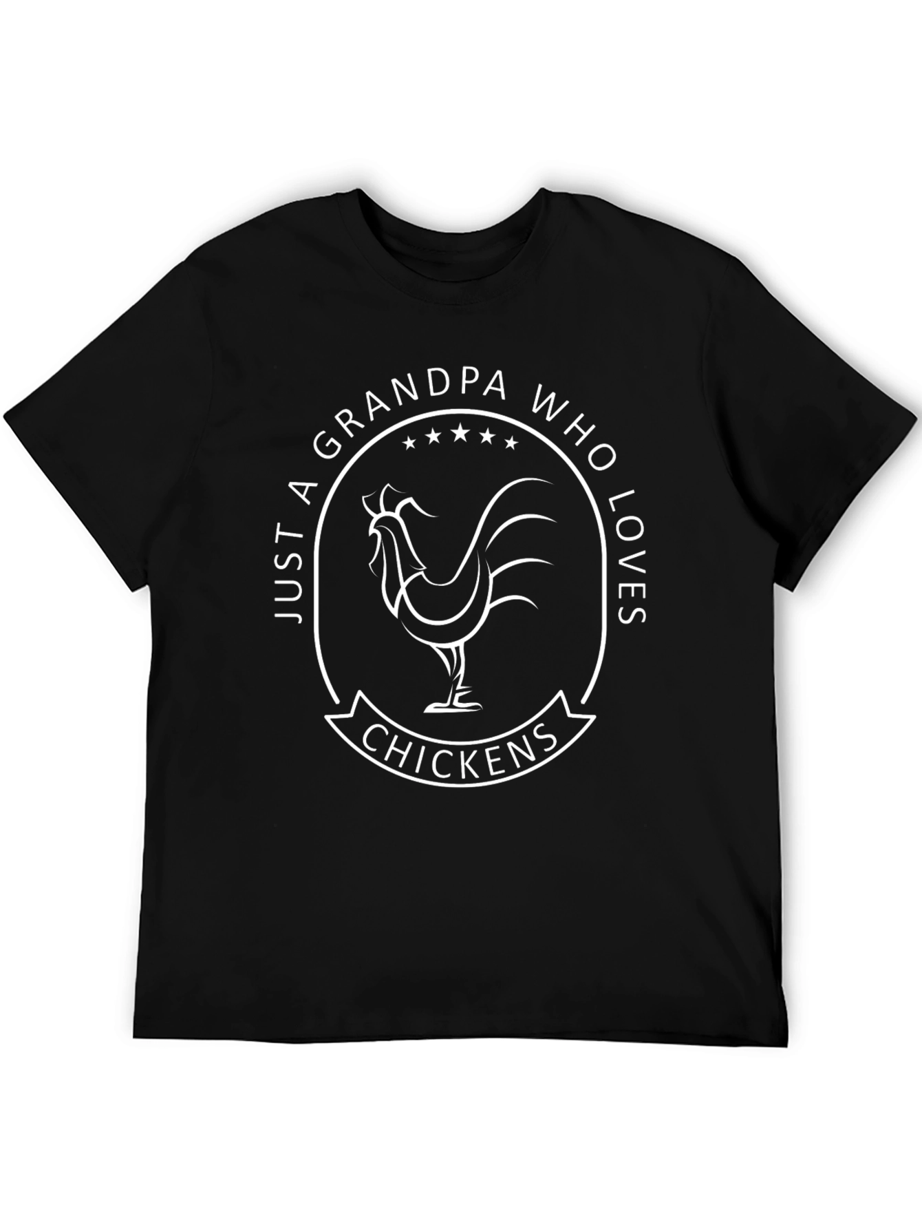 Just A Grandpa Who Loves Chickens T-Shirt