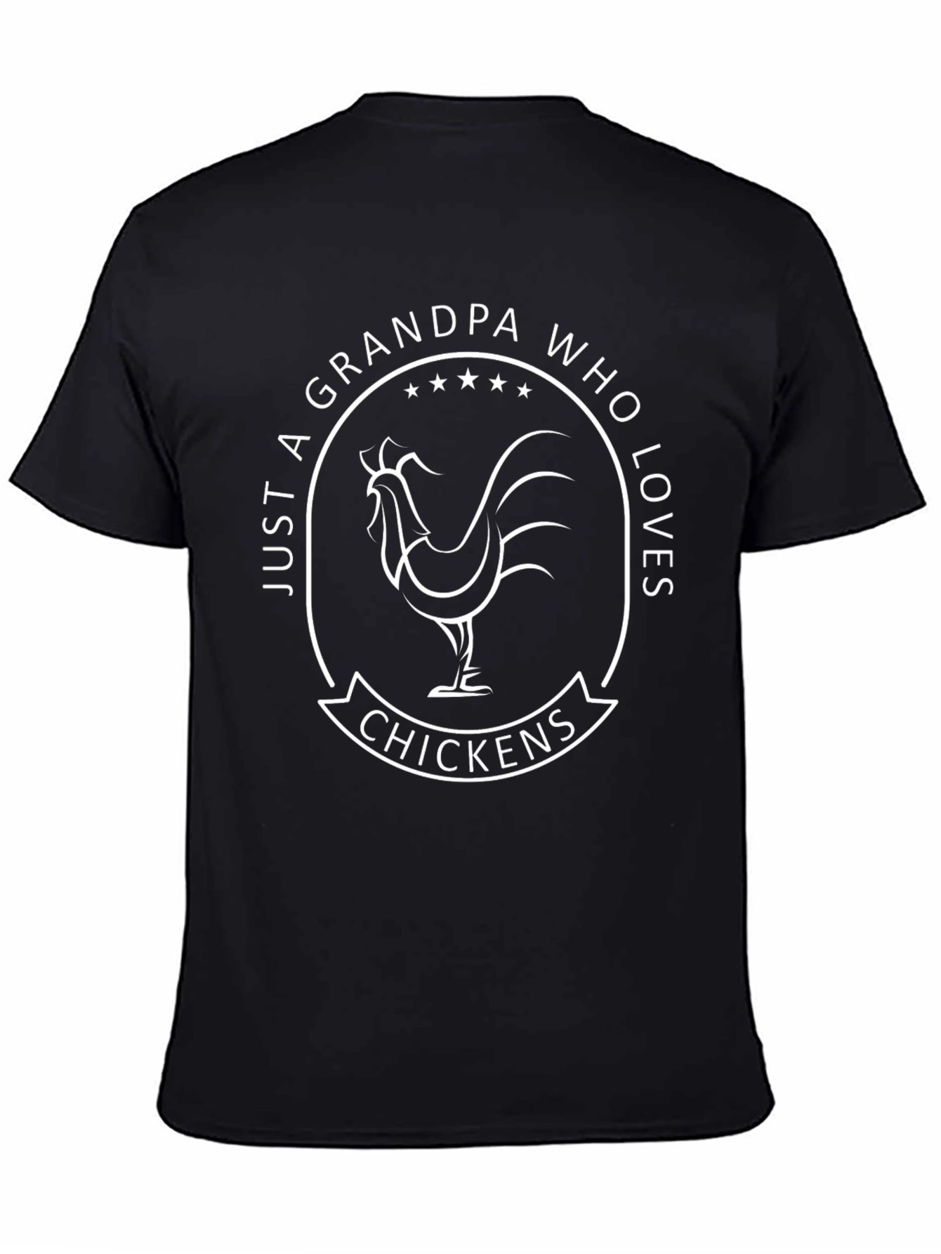 Just A Grandpa Who Loves Chickens T-Shirt