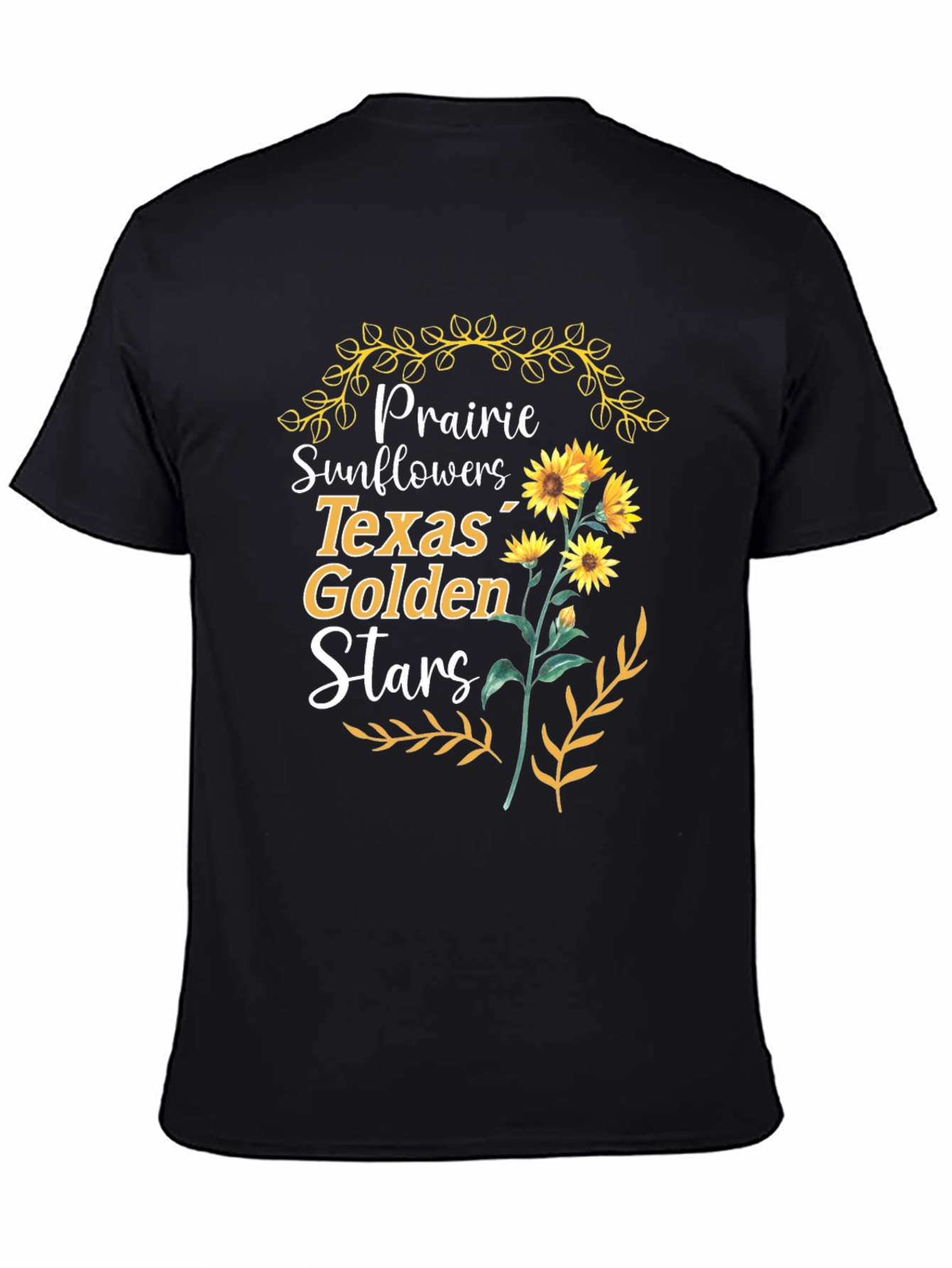 Prairie Sunflowers Texas Golden Stars T-Shirt