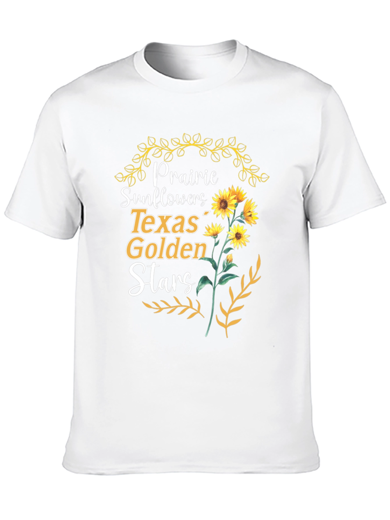 Prairie Sunflowers Texas Golden Stars T-Shirt