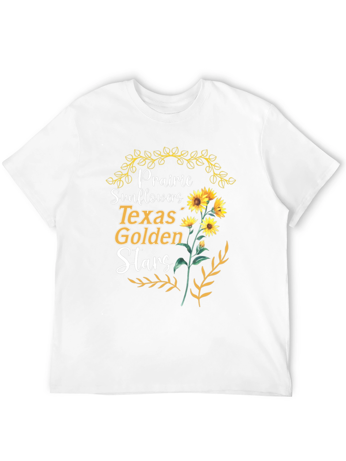 Prairie Sunflowers Texas Golden Stars T-Shirt