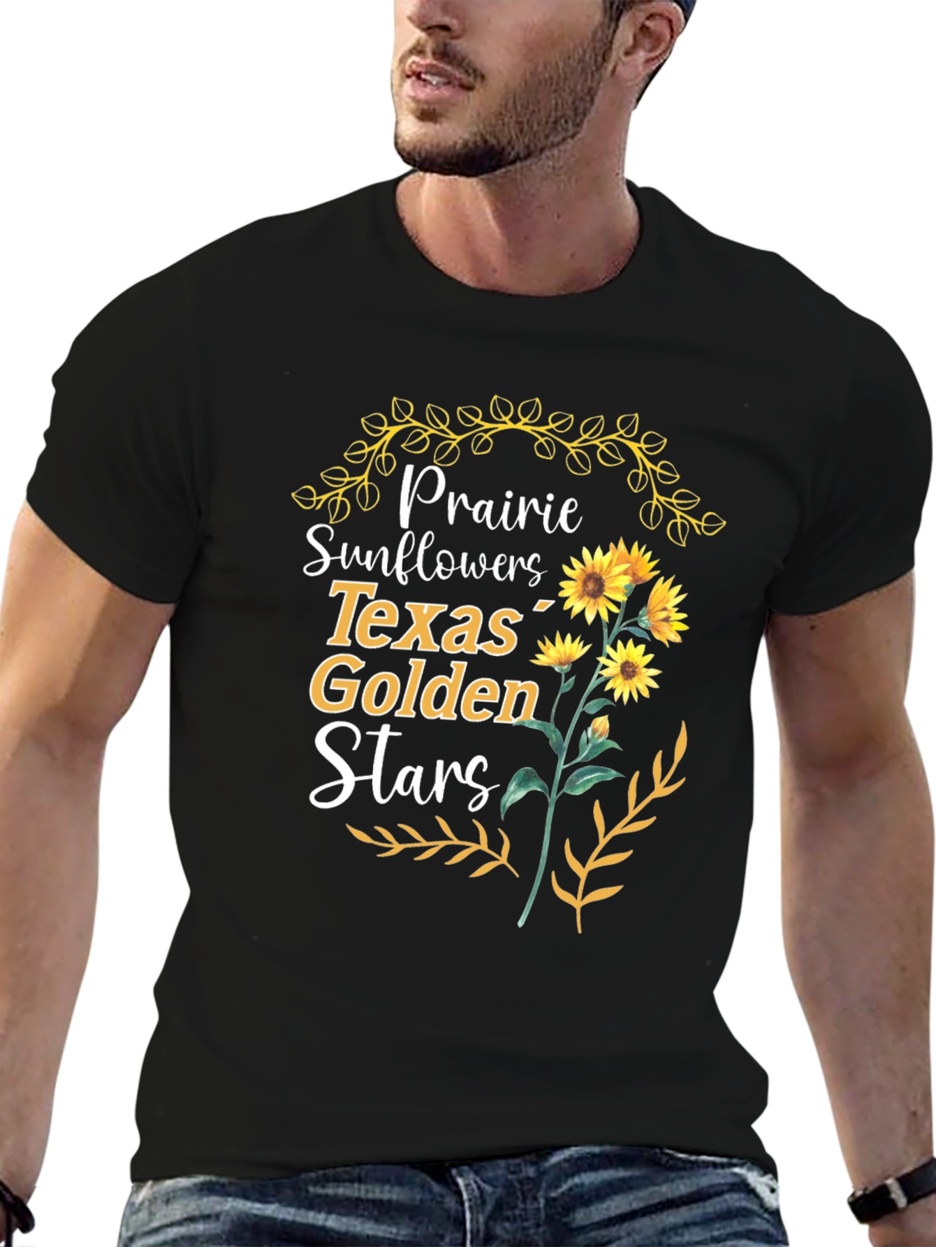 Prairie Sunflowers Texas Golden Stars T-Shirt