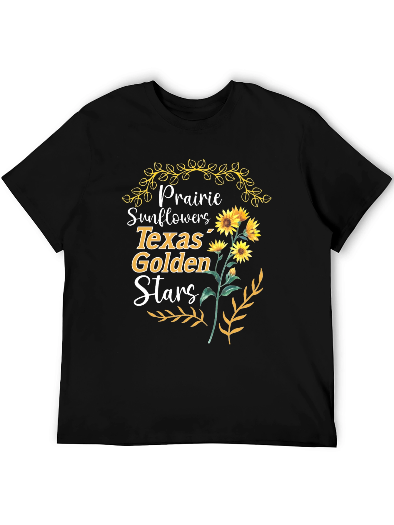 Prairie Sunflowers Texas Golden Stars T-Shirt