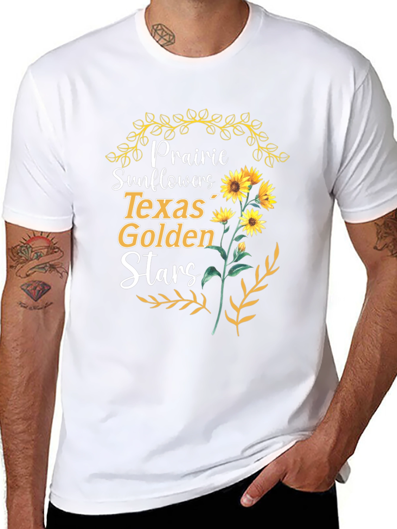 Prairie Sunflowers Texas Golden Stars T-Shirt