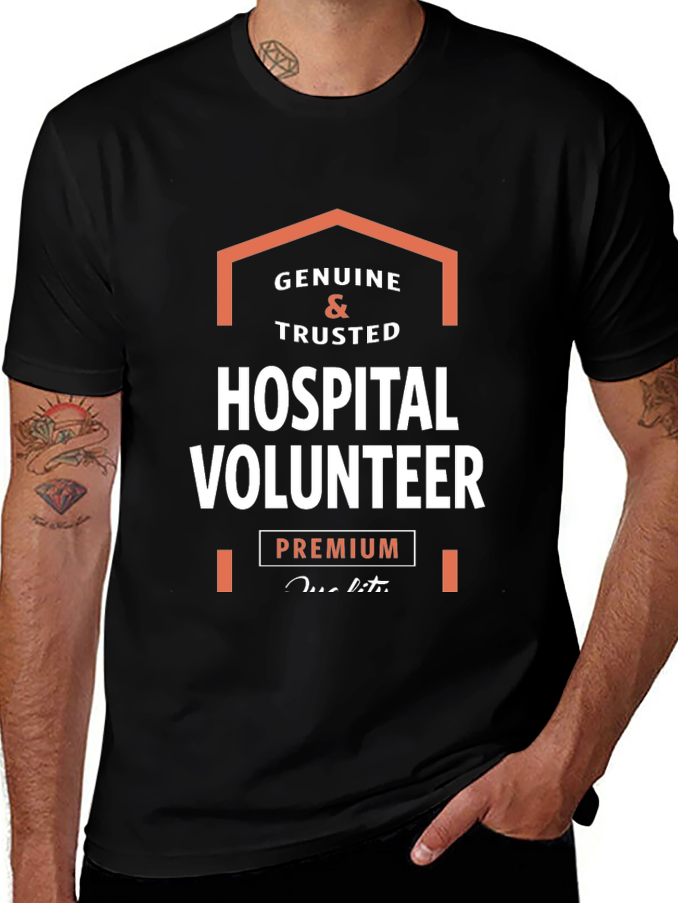 Genuine Hospital Volunteer Premium T-Shirt