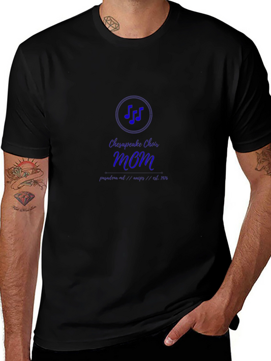 Chorus Mom T-Shirt - Music Notes - Round Icon