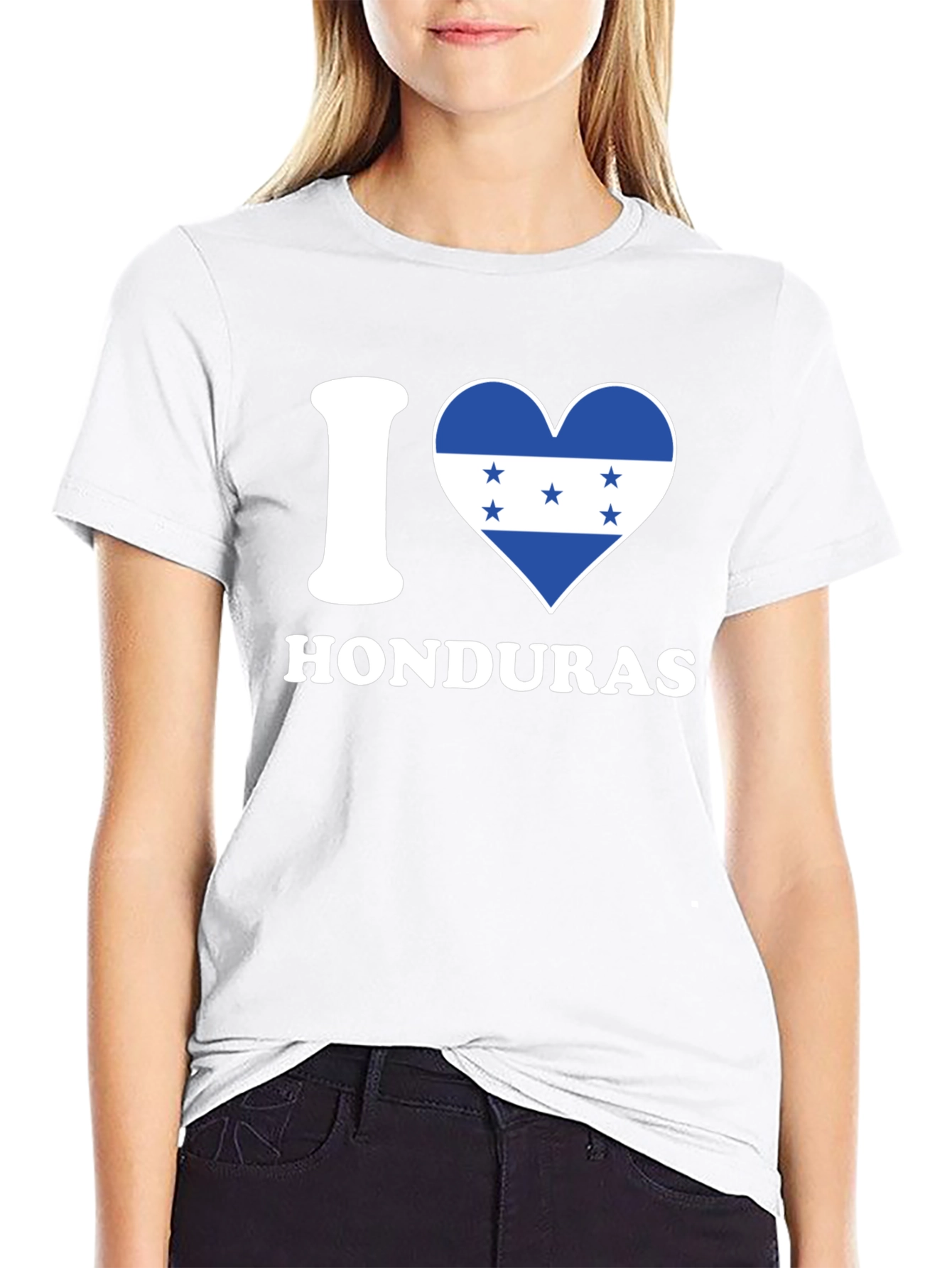 I Heart Honduras T-Shirt - Mens Black Tee