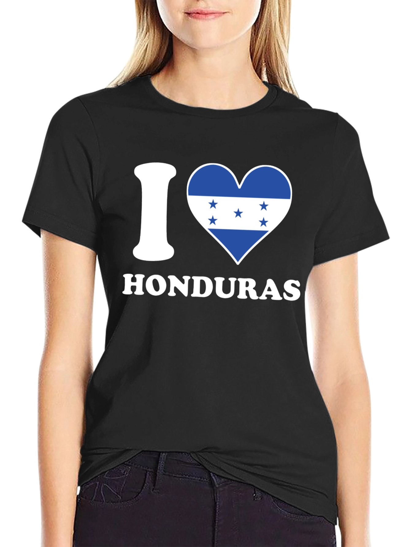 I Heart Honduras T-Shirt - Mens Black Tee